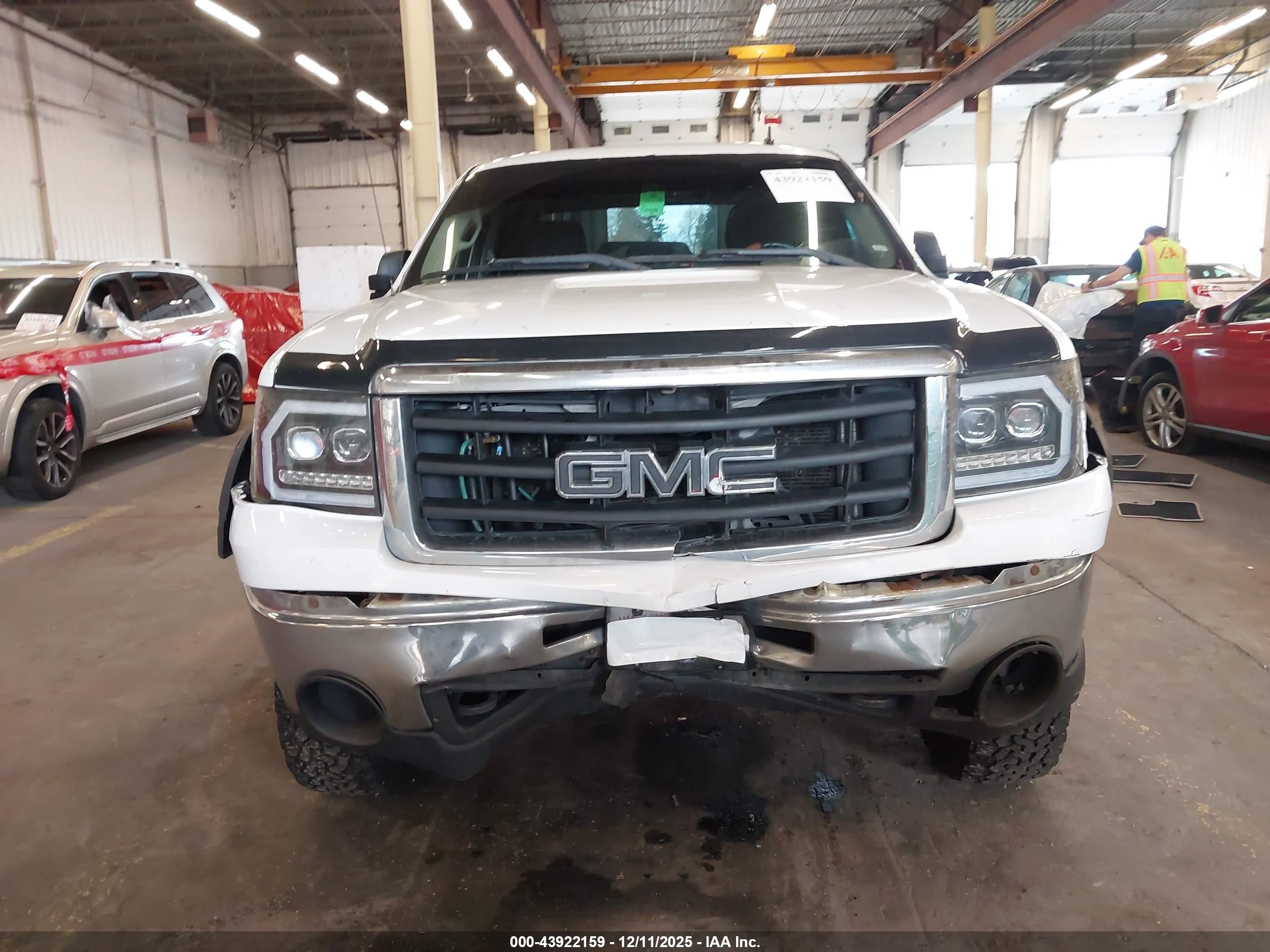 2011 Gmc Sierra 1500 Sle White vin: 3GTP2VE3XBG192406