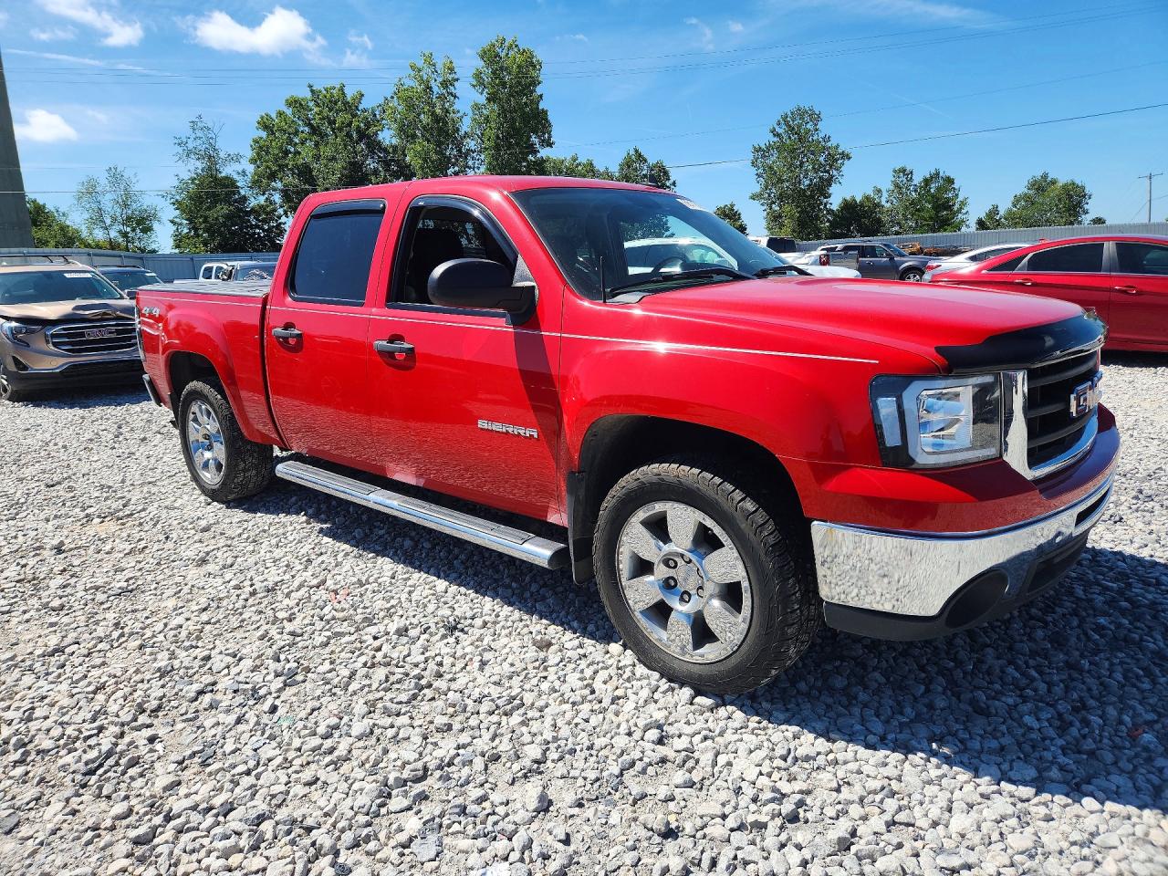 2011 Gmc Sierra K1500 Sle Red vin: 3GTP2VE3XBG222391