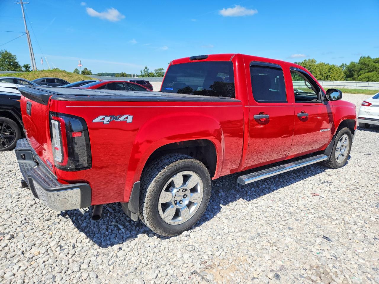 2011 Gmc Sierra K1500 Sle Red vin: 3GTP2VE3XBG222391
