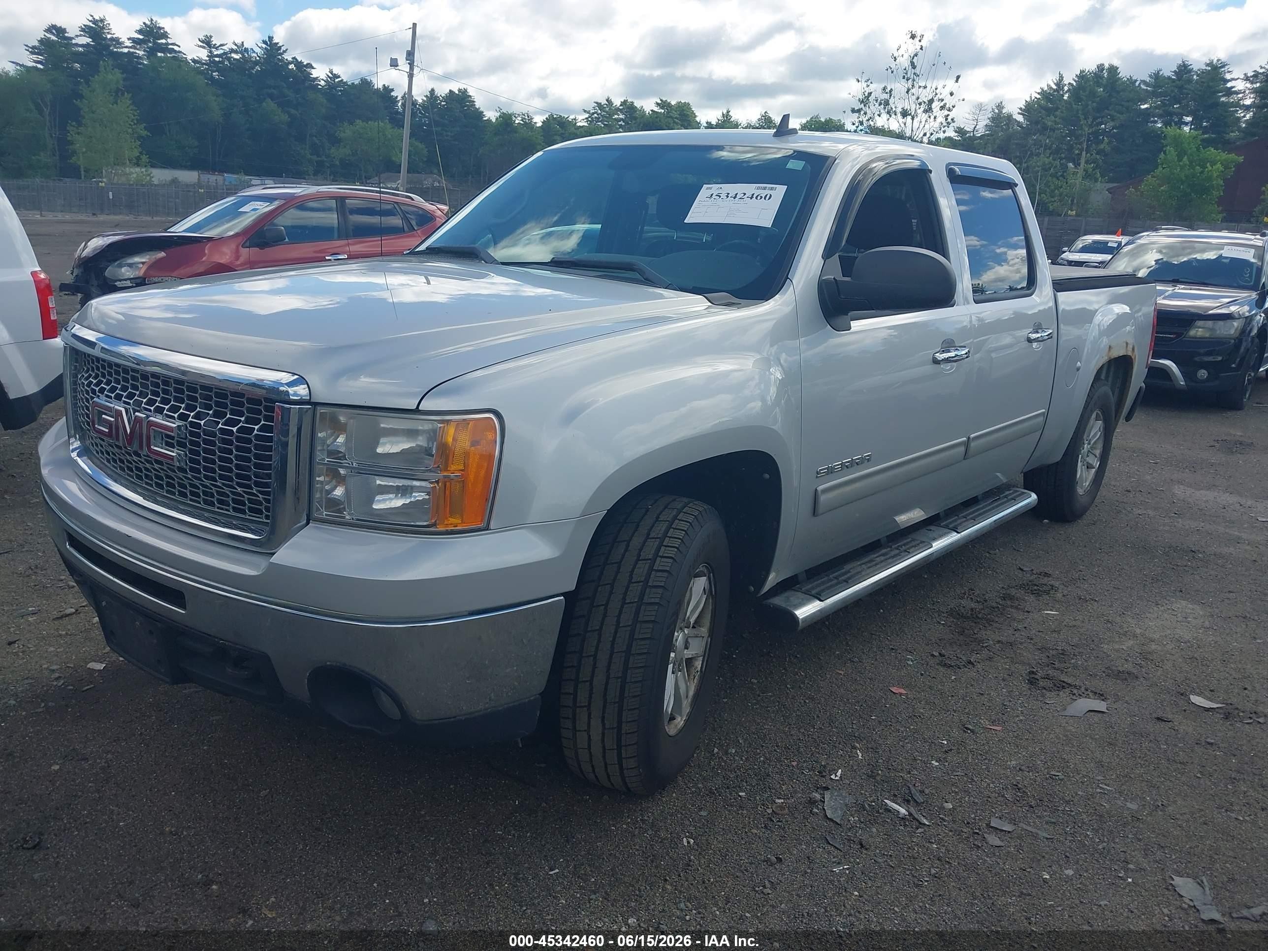 2011 Gmc Sierra 1500 Sle Silver vin: 3GTP2VE3XBG287189