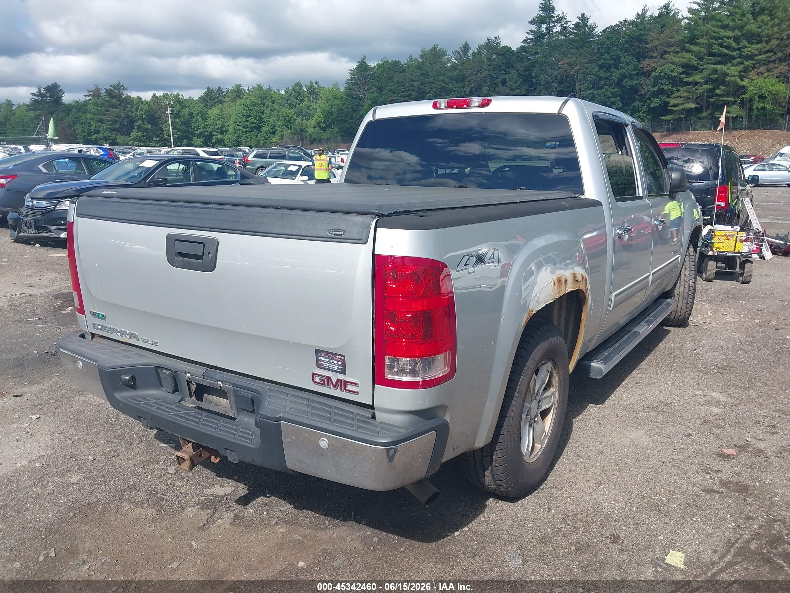 2011 Gmc Sierra 1500 Sle Silver vin: 3GTP2VE3XBG287189