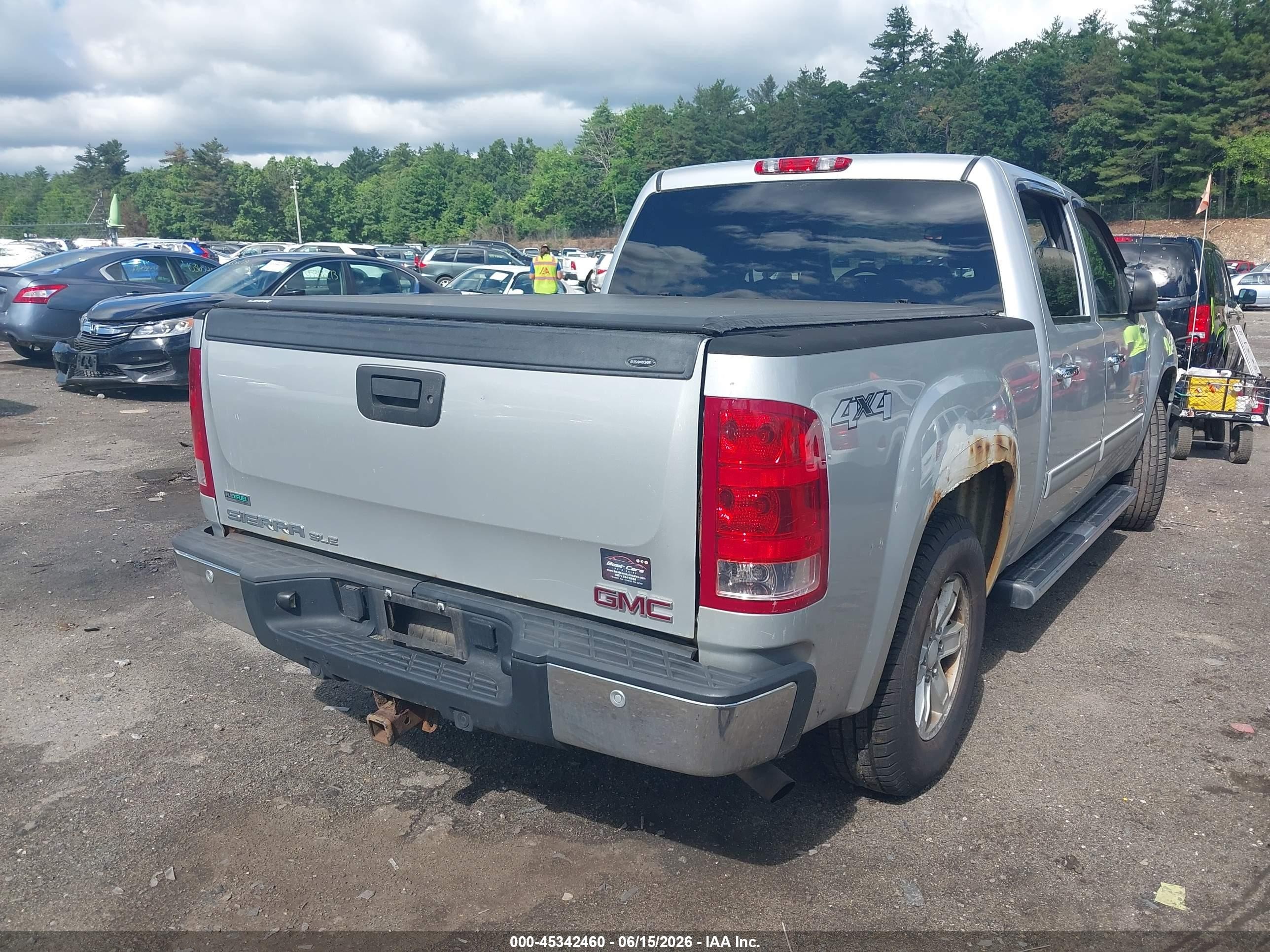 2011 Gmc Sierra 1500 Sle Silver vin: 3GTP2VE3XBG287189
