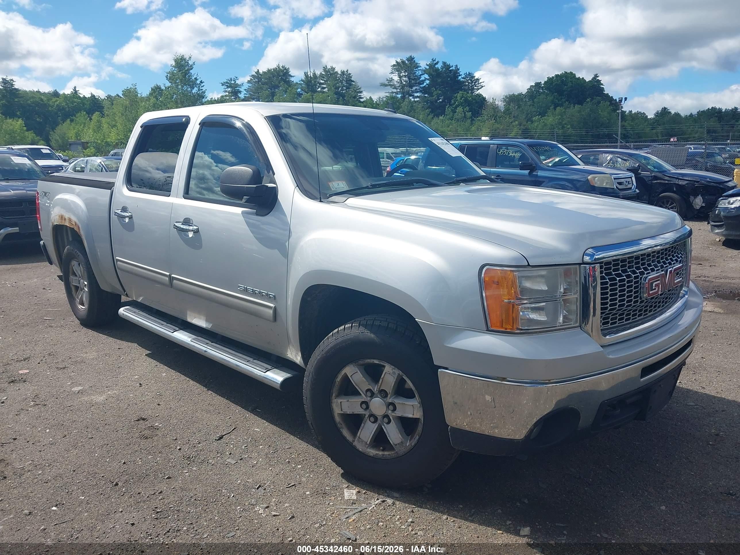 2011 Gmc Sierra 1500 Sle Silver vin: 3GTP2VE3XBG287189