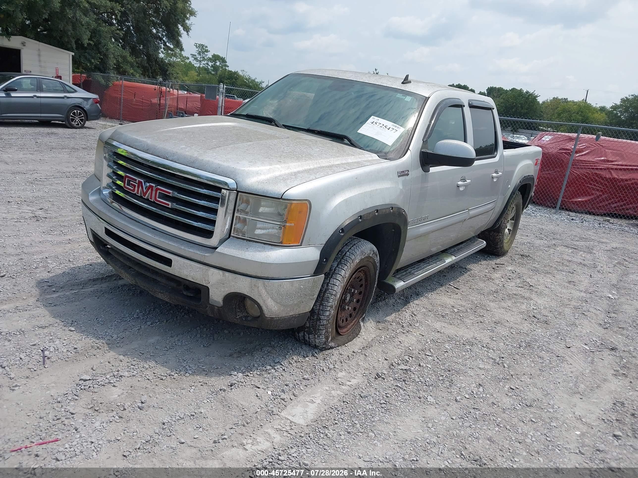 2011 Gmc Sierra 1500 Sle Silver vin: 3GTP2VE3XBG332602
