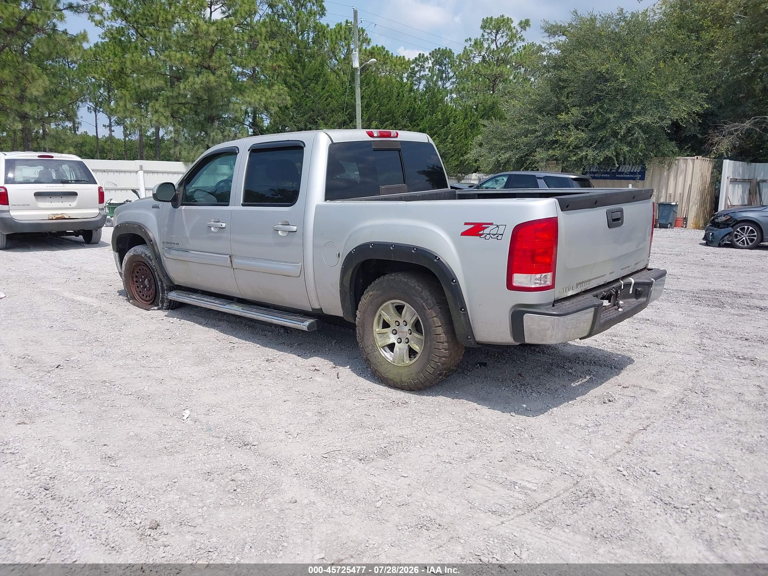 2011 Gmc Sierra 1500 Sle Silver vin: 3GTP2VE3XBG332602