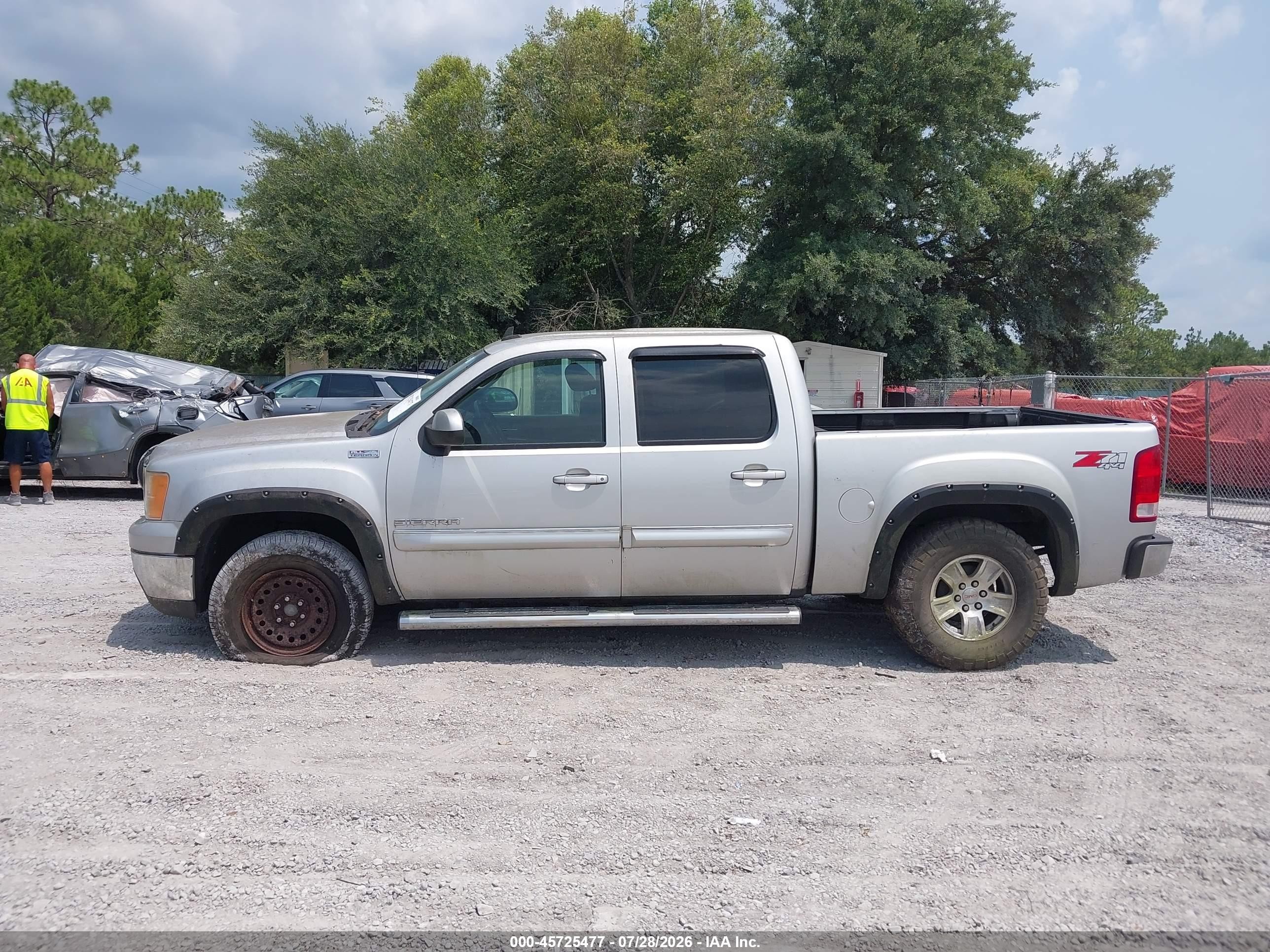 2011 Gmc Sierra 1500 Sle Silver vin: 3GTP2VE3XBG332602