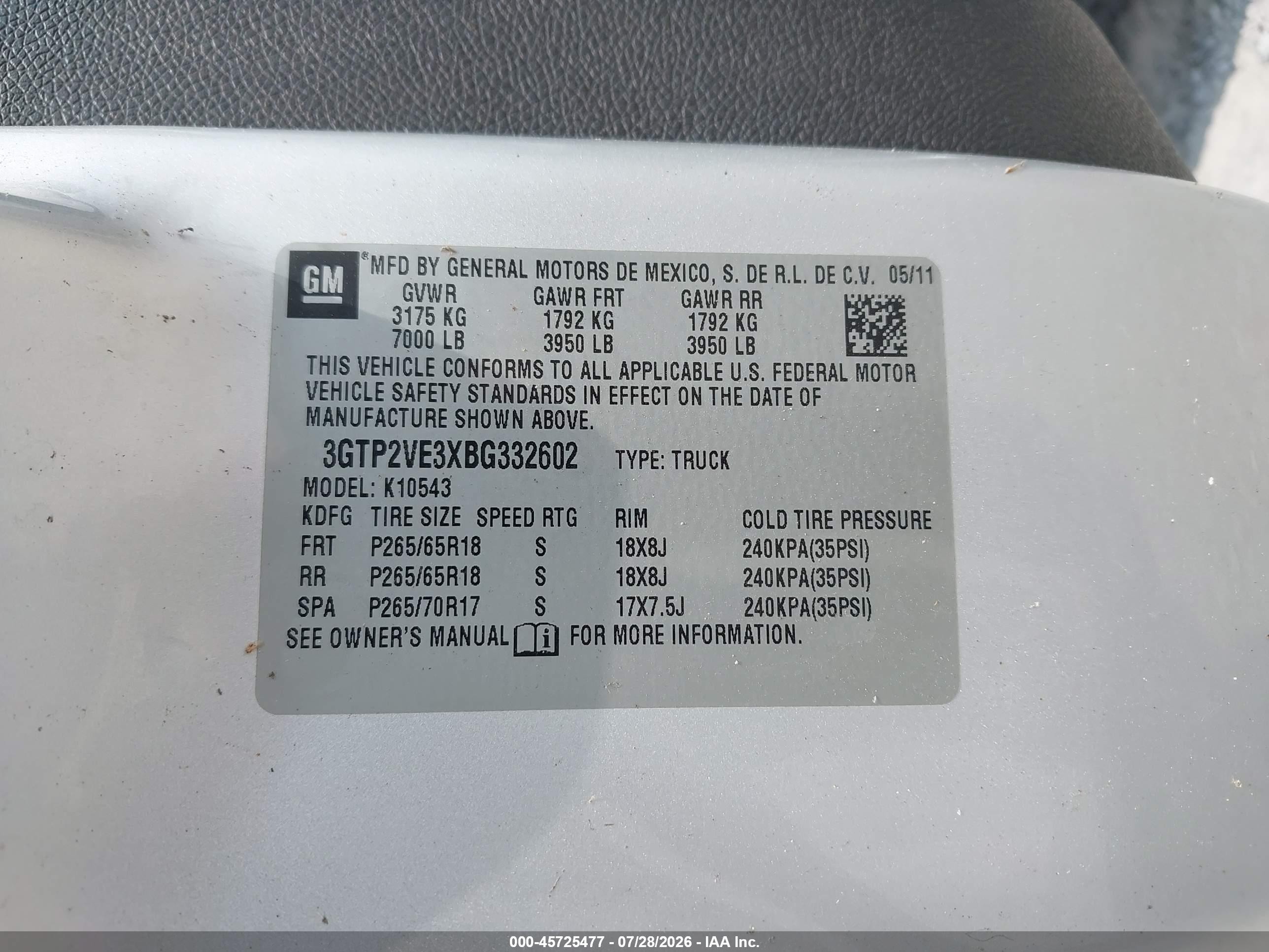 2011 Gmc Sierra 1500 Sle Silver vin: 3GTP2VE3XBG332602