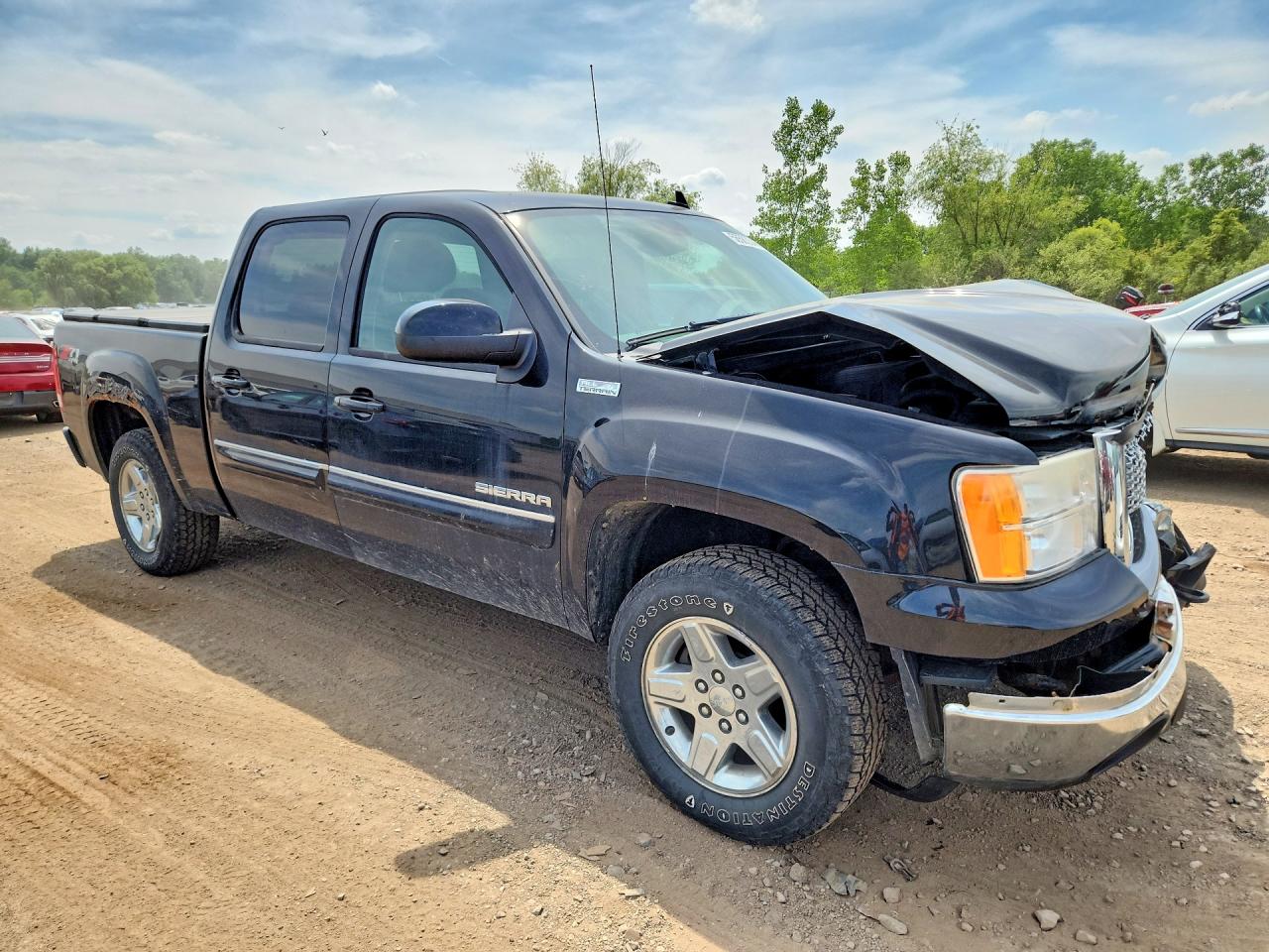2011 Gmc Sierra K1500 Sle Black vin: 3GTP2VE3XBG333233