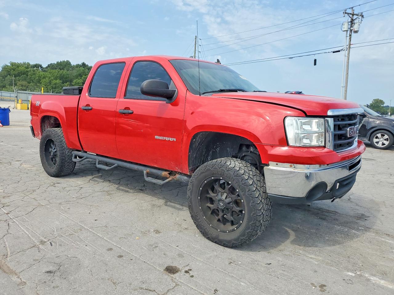 2011 Gmc Sierra K1500 Sle Red vin: 3GTP2VE3XBG385221