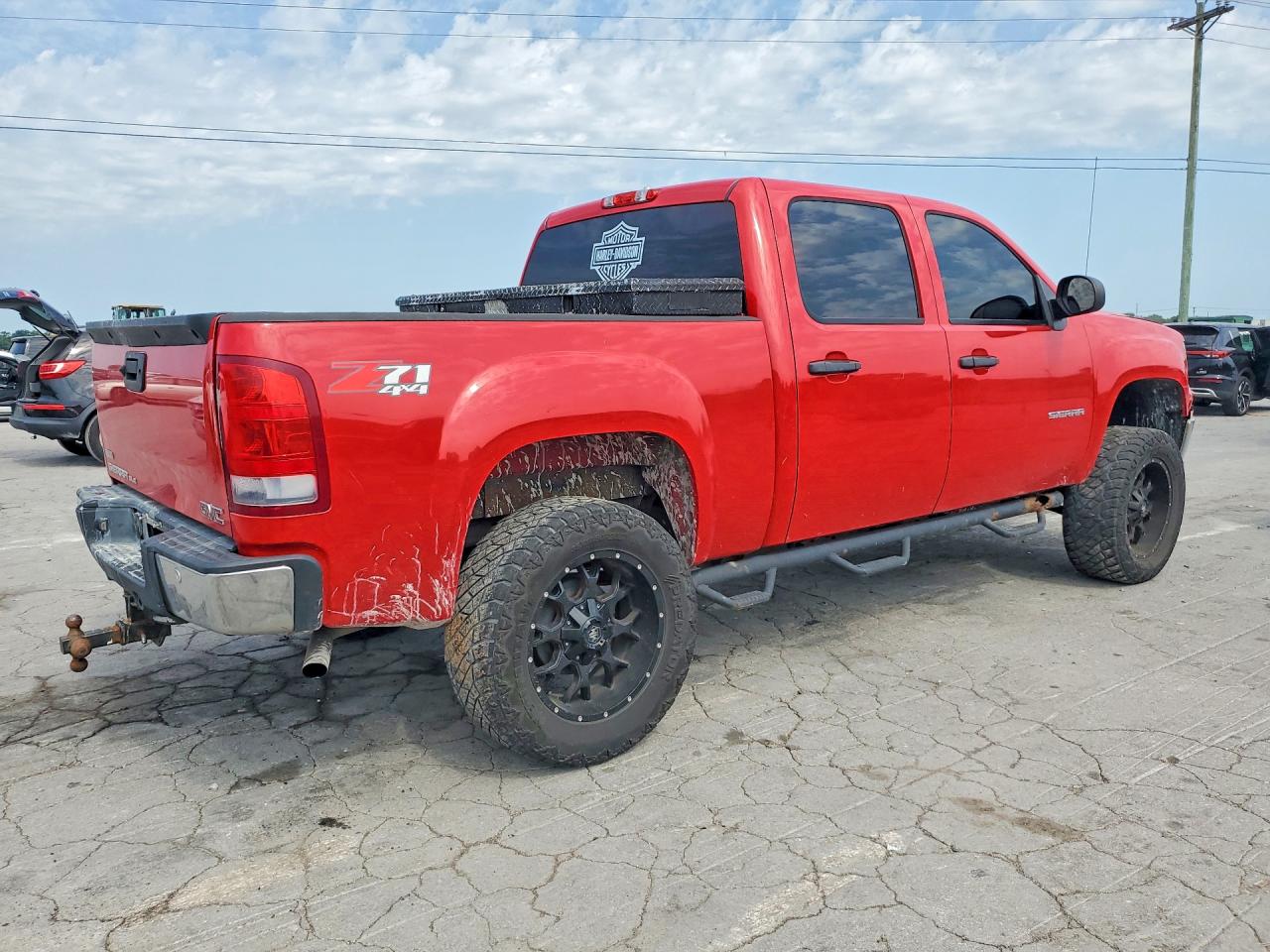 2011 Gmc Sierra K1500 Sle Red vin: 3GTP2VE3XBG385221
