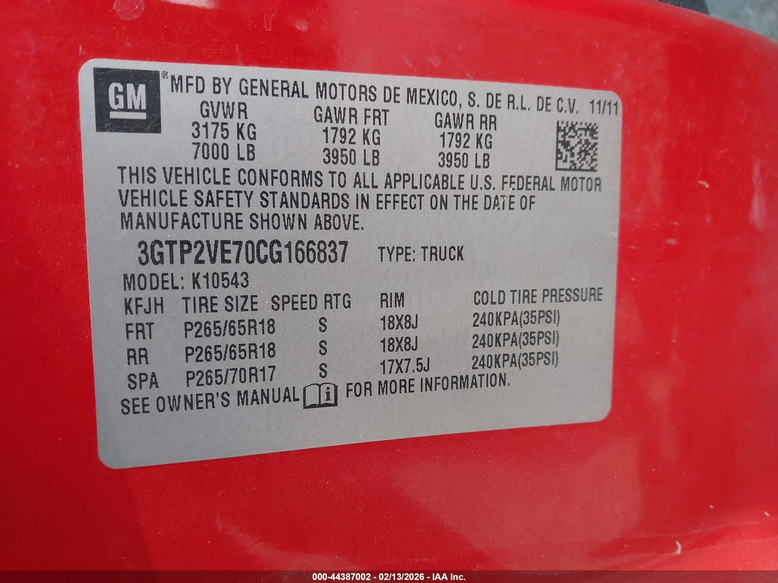 2012 Gmc Sierra 1500 Sle Красный vin: 3GTP2VE70CG166837