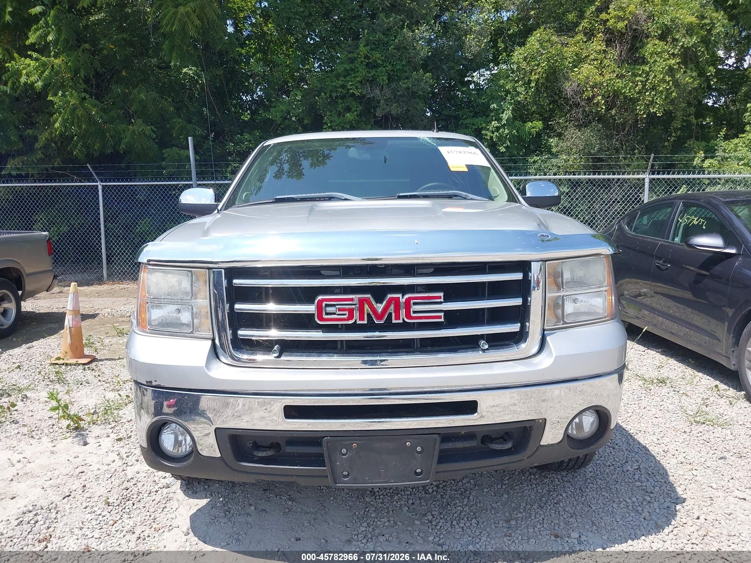 2012 Gmc Sierra 1500 Sle Silver vin: 3GTP2VE70CG228981
