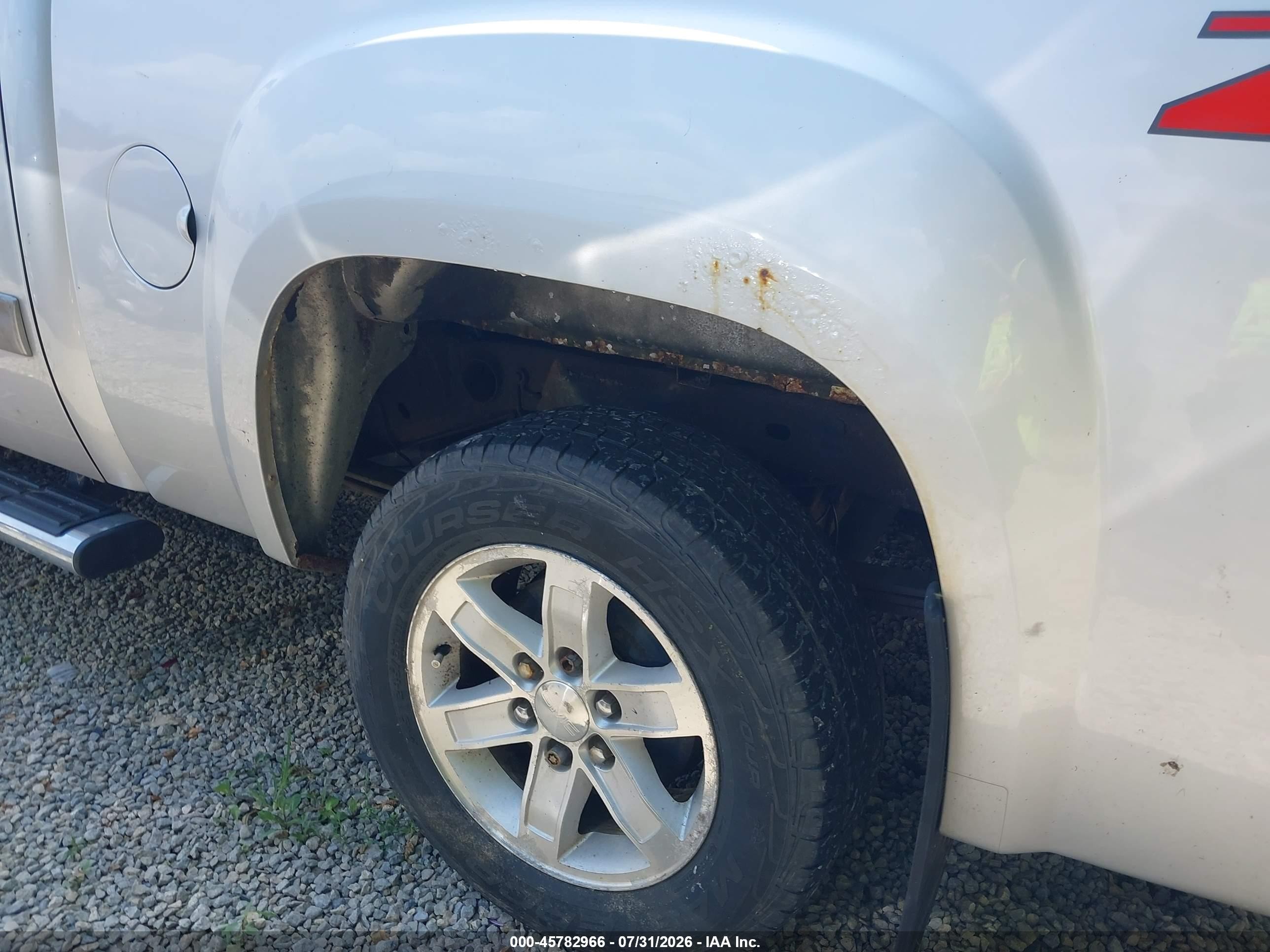 2012 Gmc Sierra 1500 Sle Silver vin: 3GTP2VE70CG228981