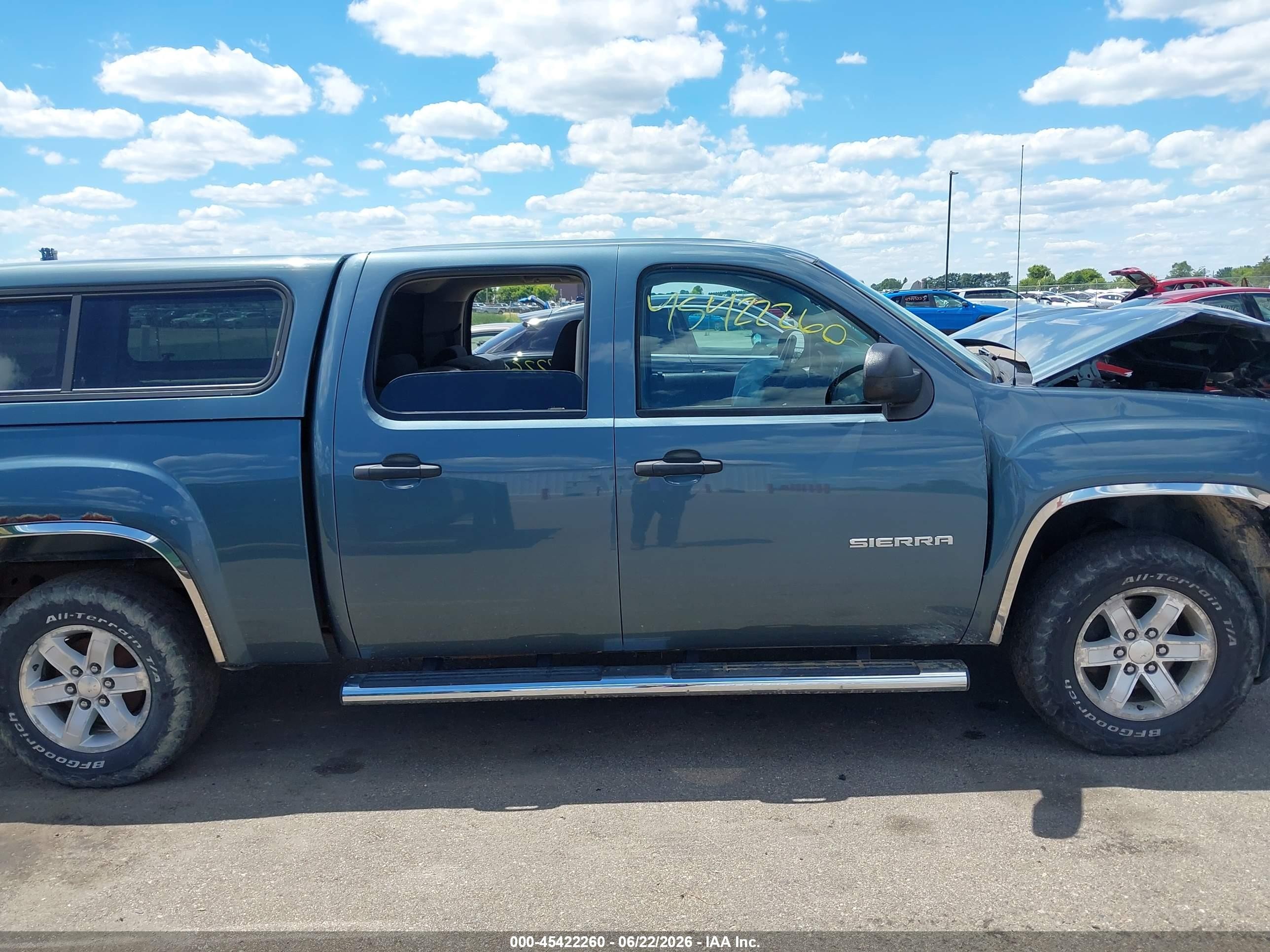 2012 Gmc Sierra 1500 Sle Green vin: 3GTP2VE70CG276464