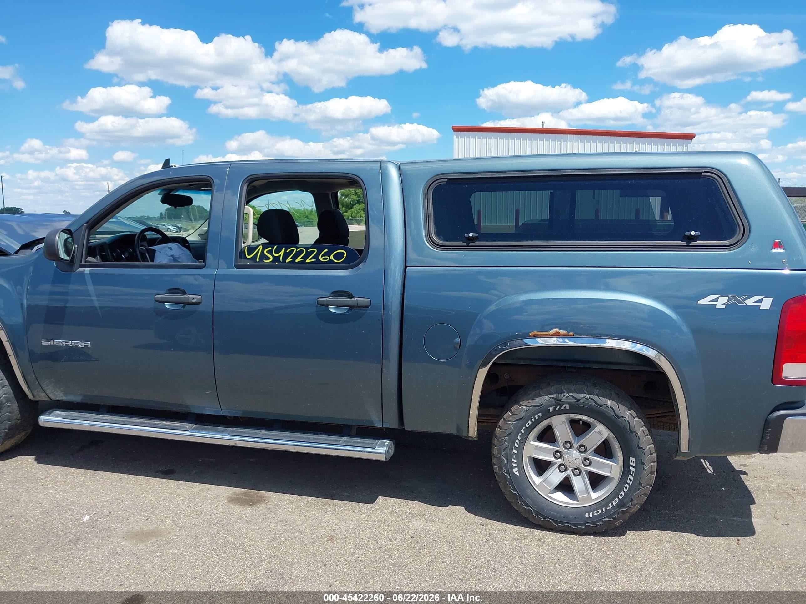 2012 Gmc Sierra 1500 Sle Green vin: 3GTP2VE70CG276464