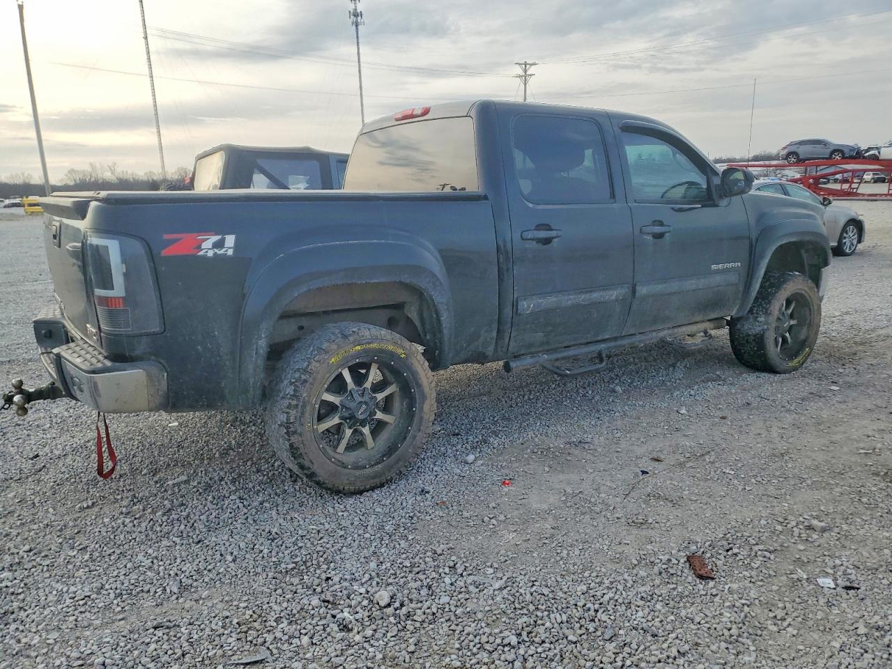 2013 Gmc Sierra K1500 Sle Черный vin: 3GTP2VE70DG133189