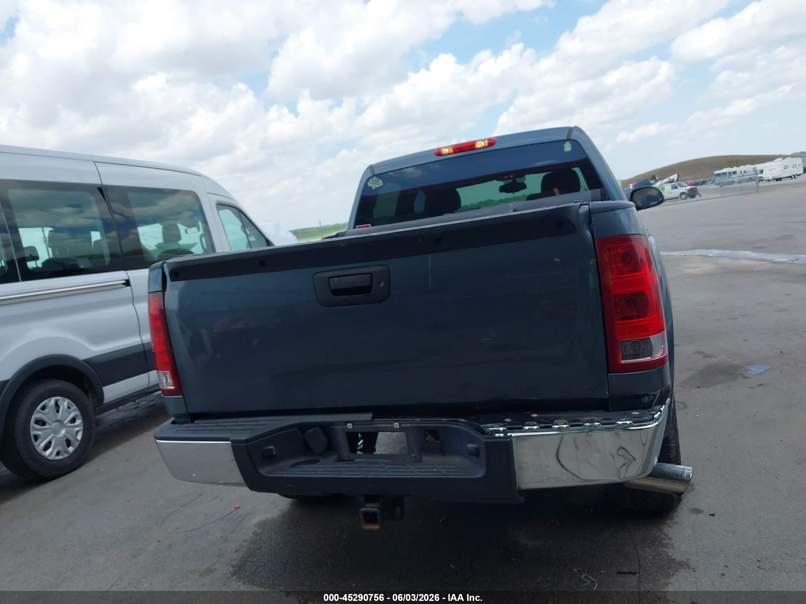 2013 Gmc Sierra 1500 Sle Blue vin: 3GTP2VE70DG139185