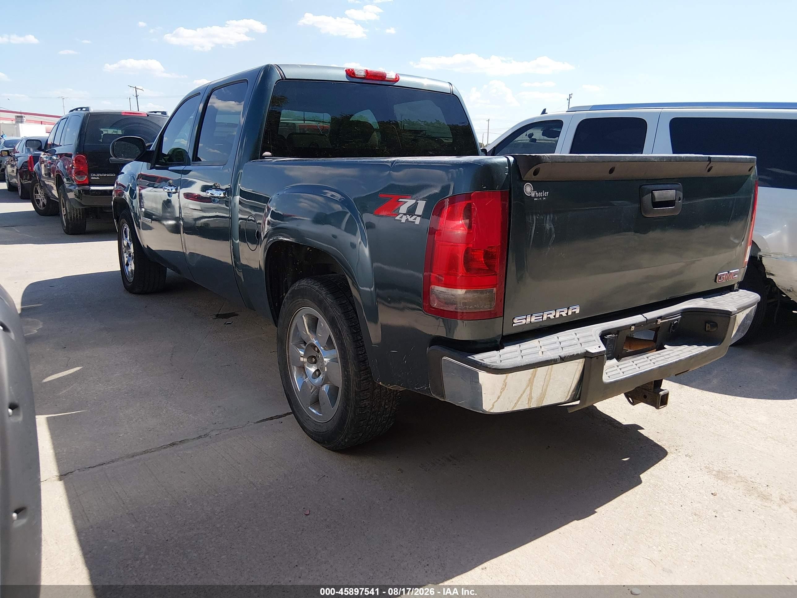 2013 Gmc Sierra 1500 Sle Teal vin: 3GTP2VE70DG158402