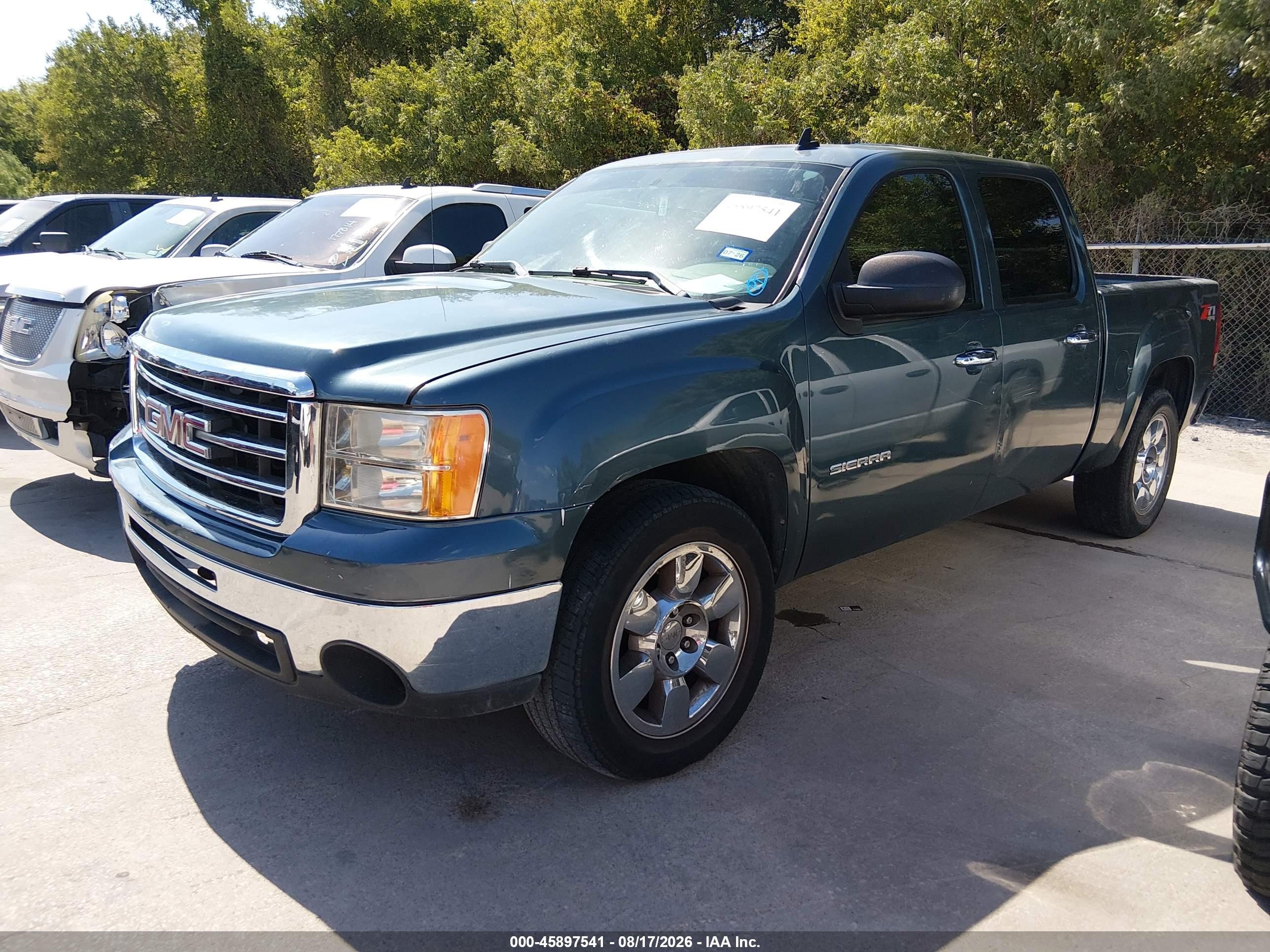 2013 Gmc Sierra 1500 Sle Teal vin: 3GTP2VE70DG158402
