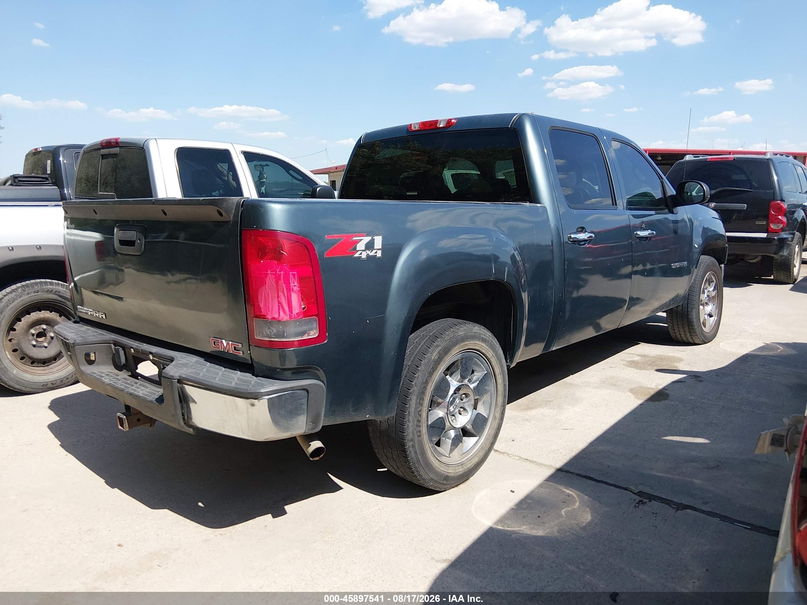 2013 Gmc Sierra 1500 Sle Teal vin: 3GTP2VE70DG158402