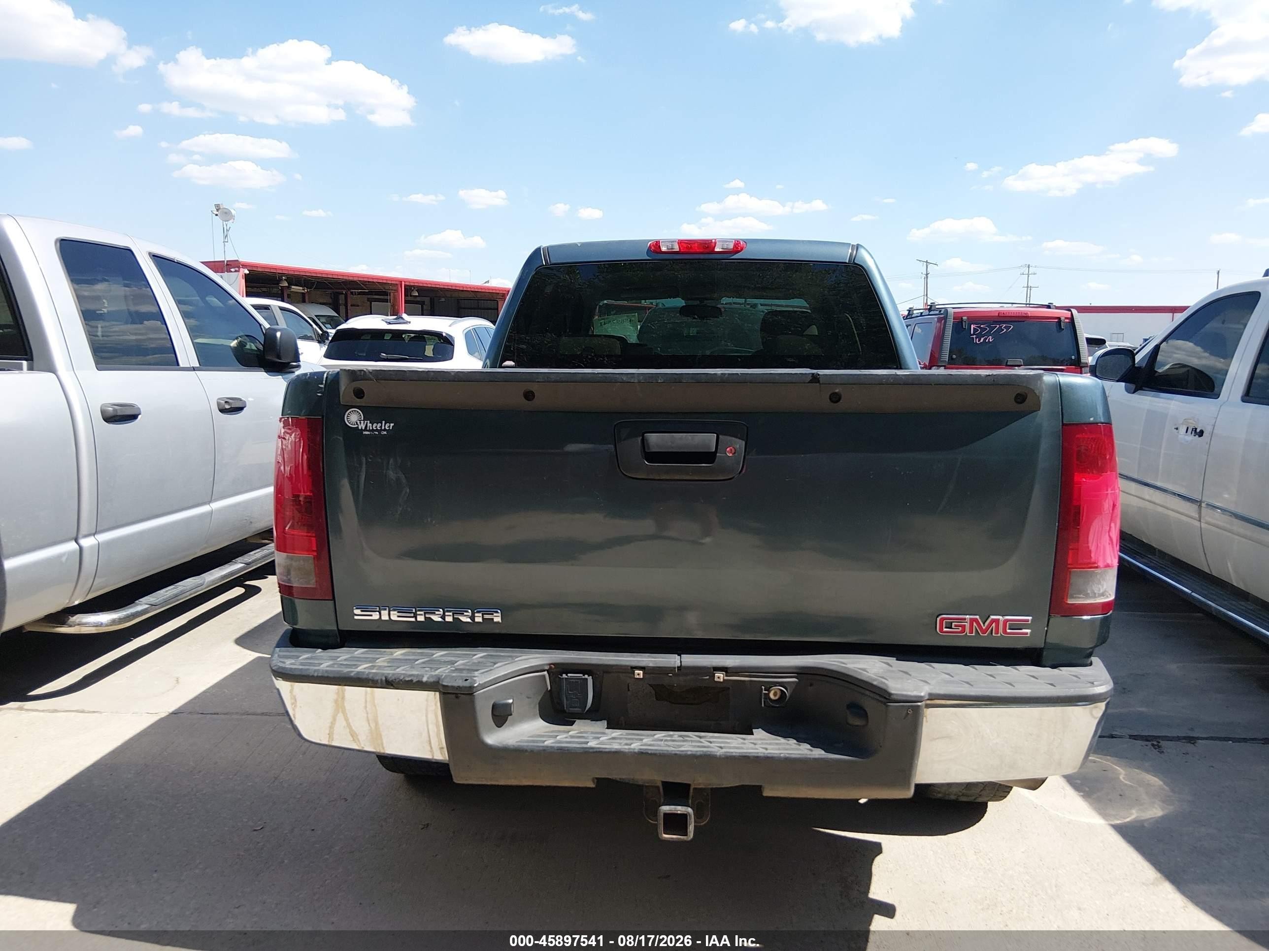 2013 Gmc Sierra 1500 Sle Teal vin: 3GTP2VE70DG158402