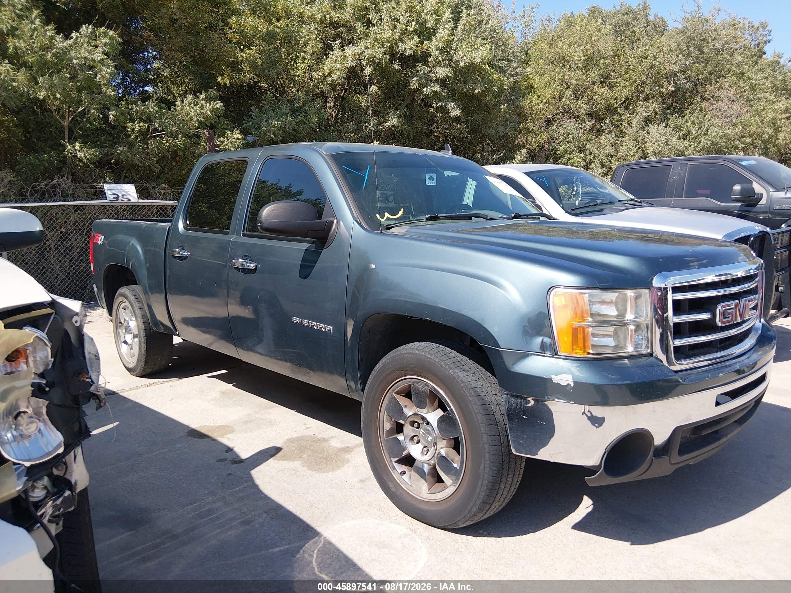 2013 Gmc Sierra 1500 Sle Teal vin: 3GTP2VE70DG158402
