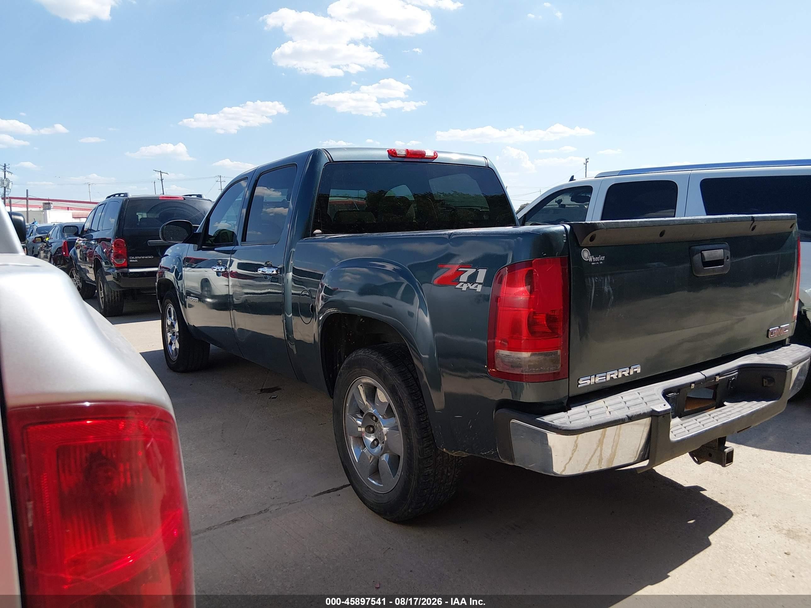 2013 Gmc Sierra 1500 Sle Teal vin: 3GTP2VE70DG158402