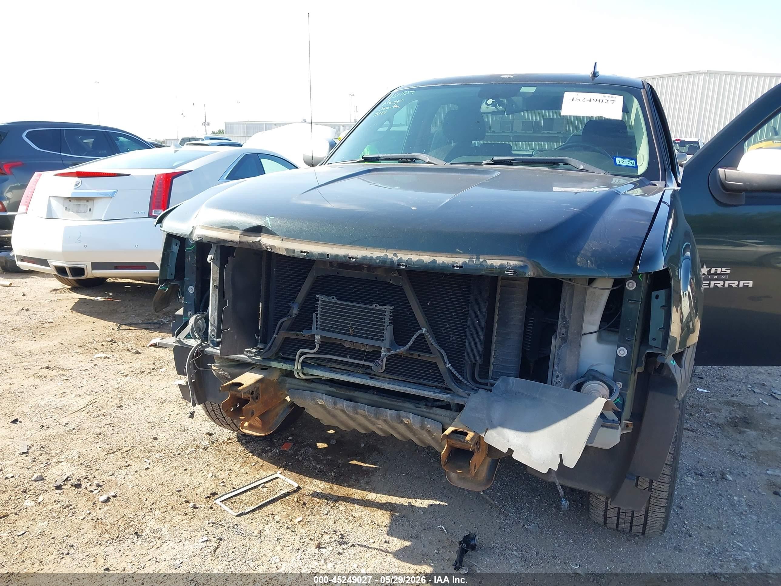 2013 Gmc Sierra 1500 Sle Green vin: 3GTP2VE70DG195126