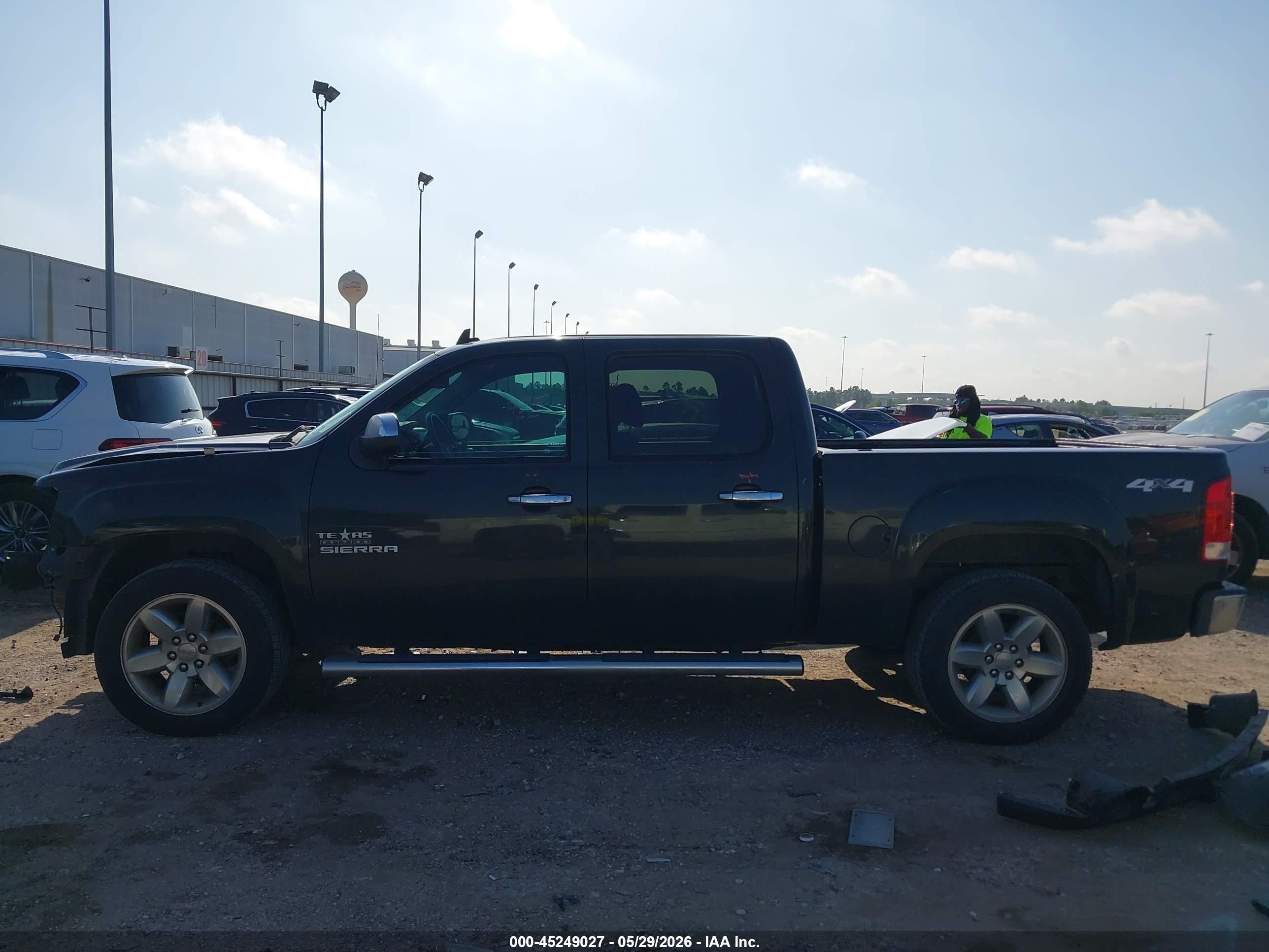 2013 Gmc Sierra 1500 Sle Green vin: 3GTP2VE70DG195126