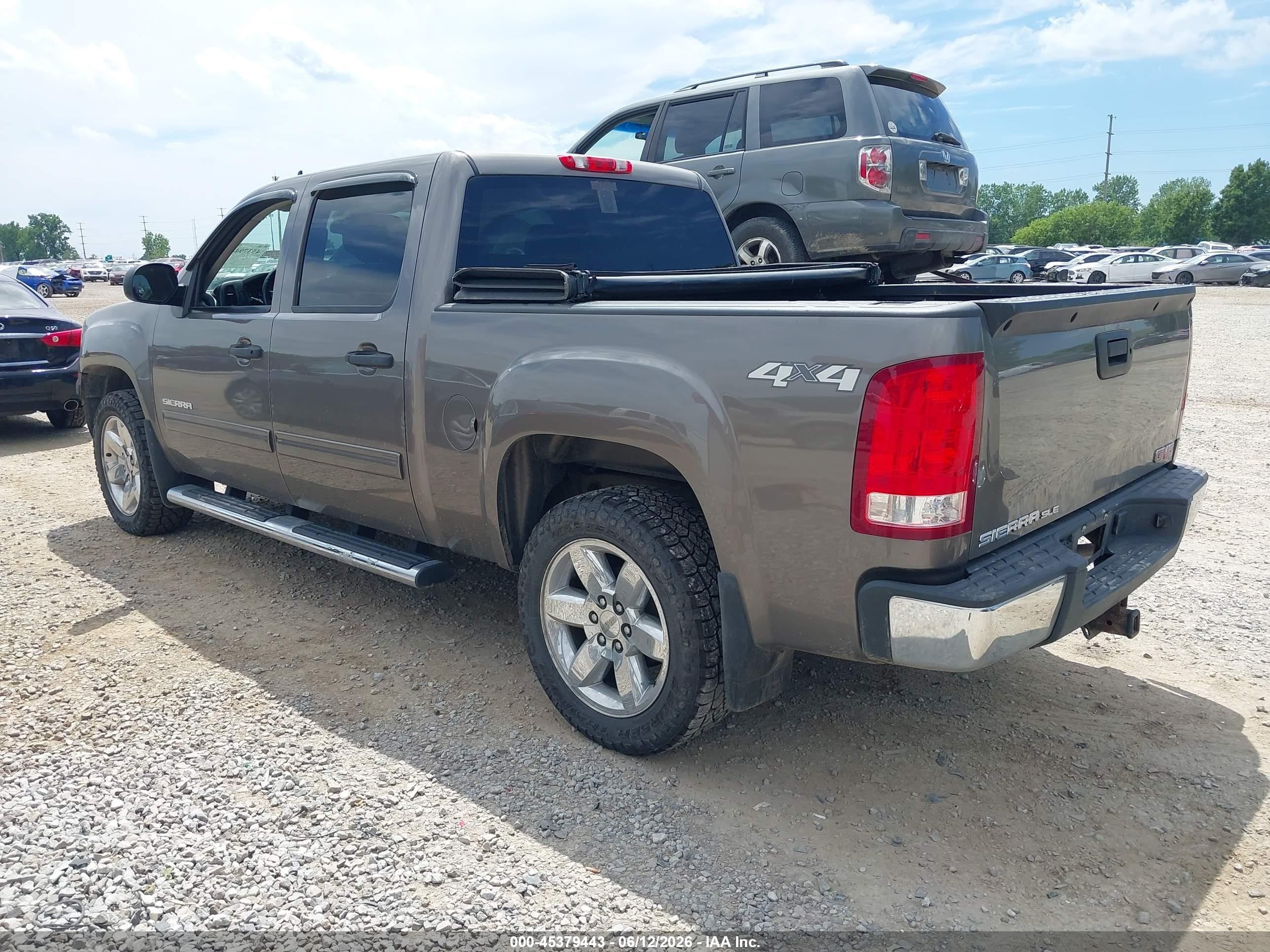 2013 Gmc Sierra 1500 Sle Brown vin: 3GTP2VE70DG220297