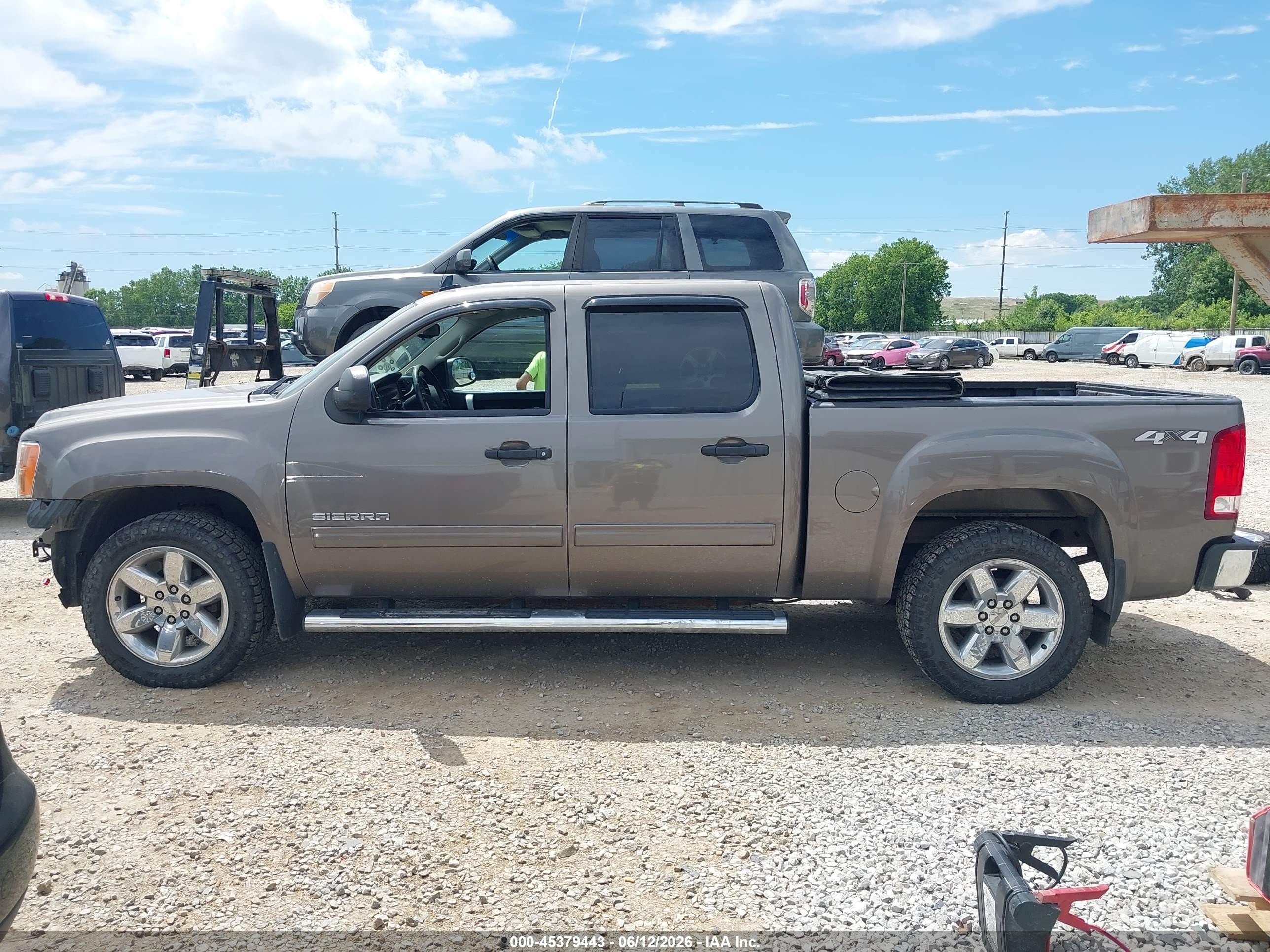 2013 Gmc Sierra 1500 Sle Brown vin: 3GTP2VE70DG220297