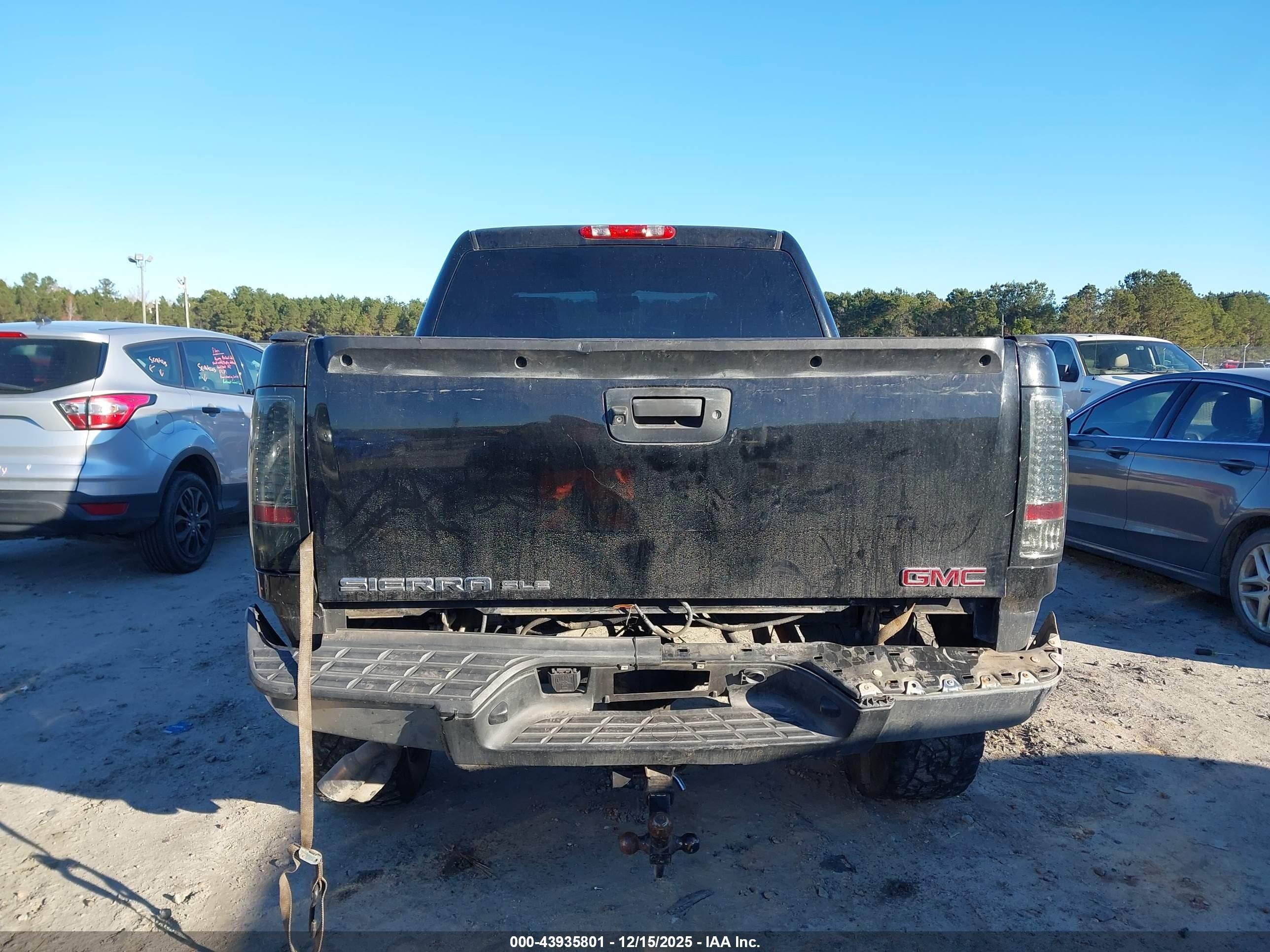 2013 Gmc Sierra 1500 Sle Black vin: 3GTP2VE70DG234023