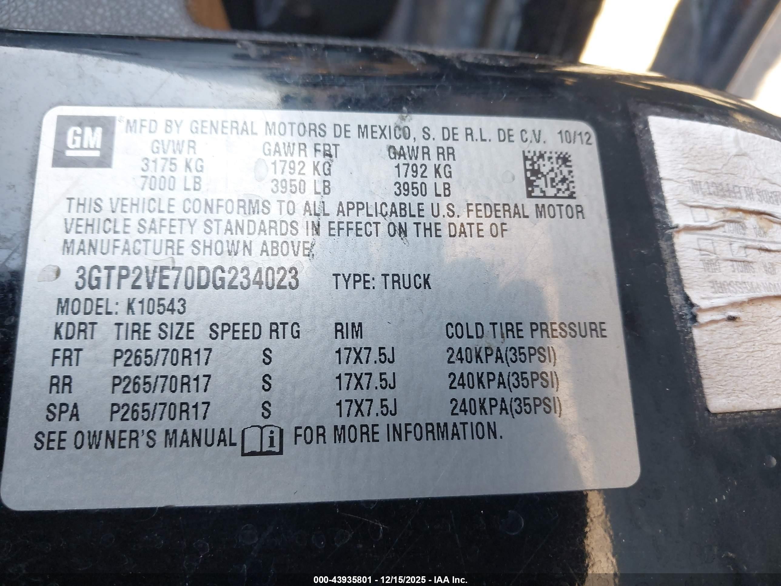 2013 Gmc Sierra 1500 Sle Black vin: 3GTP2VE70DG234023