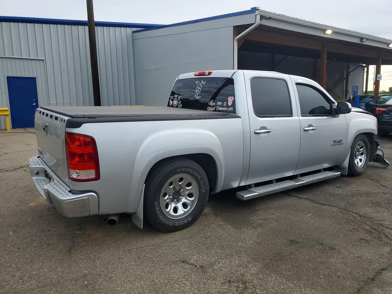 2013 Gmc Sierra K1500 Sle Silver vin: 3GTP2VE70DG311912