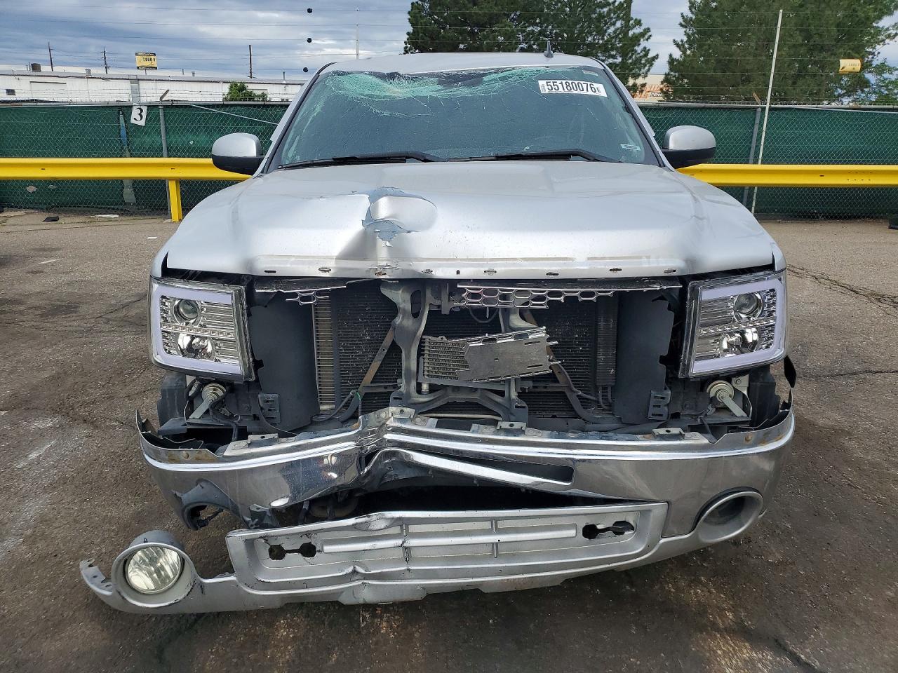 2013 Gmc Sierra K1500 Sle Silver vin: 3GTP2VE70DG311912