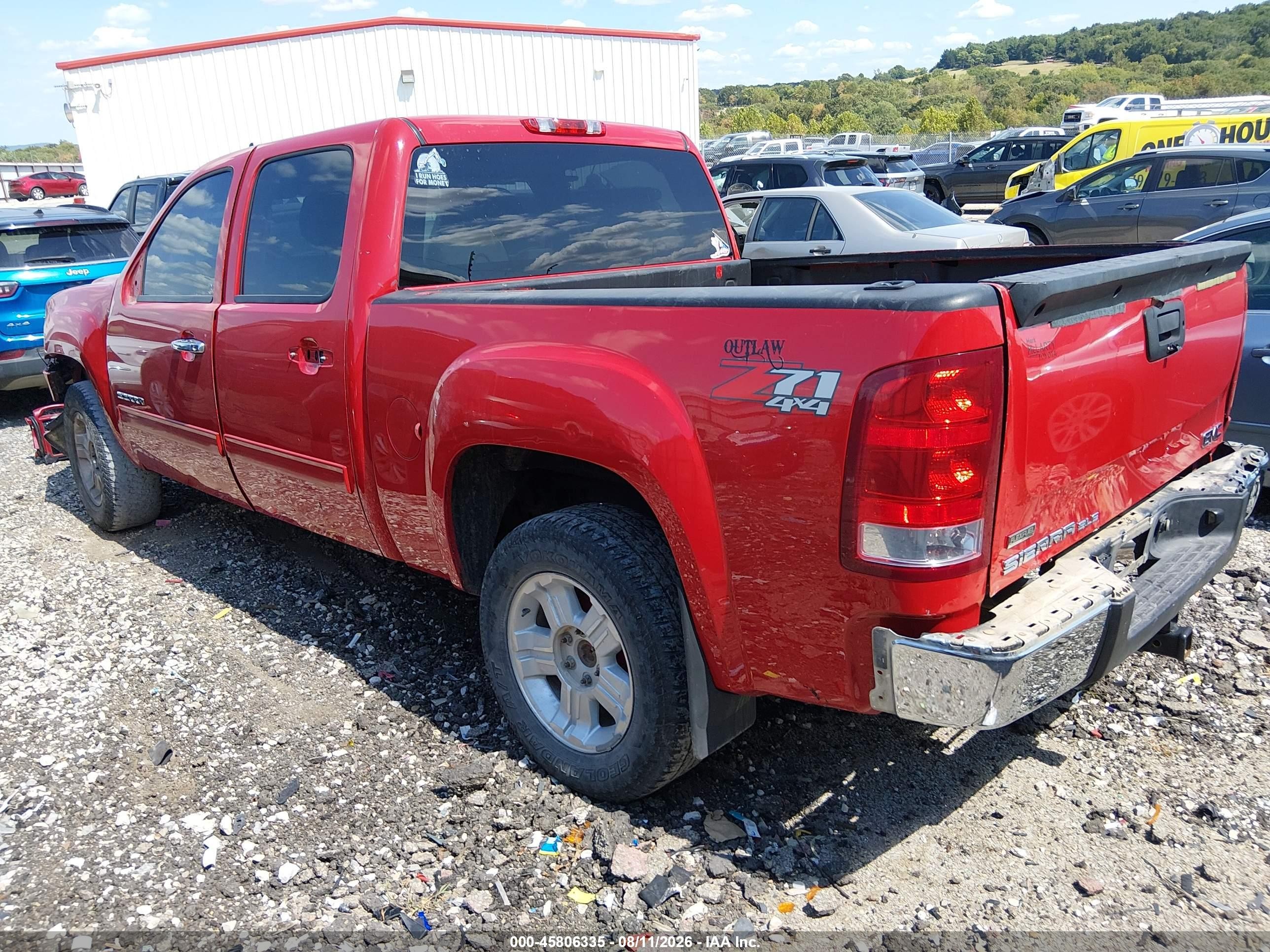 2012 Gmc Sierra 1500 Sle Red vin: 3GTP2VE71CG114861