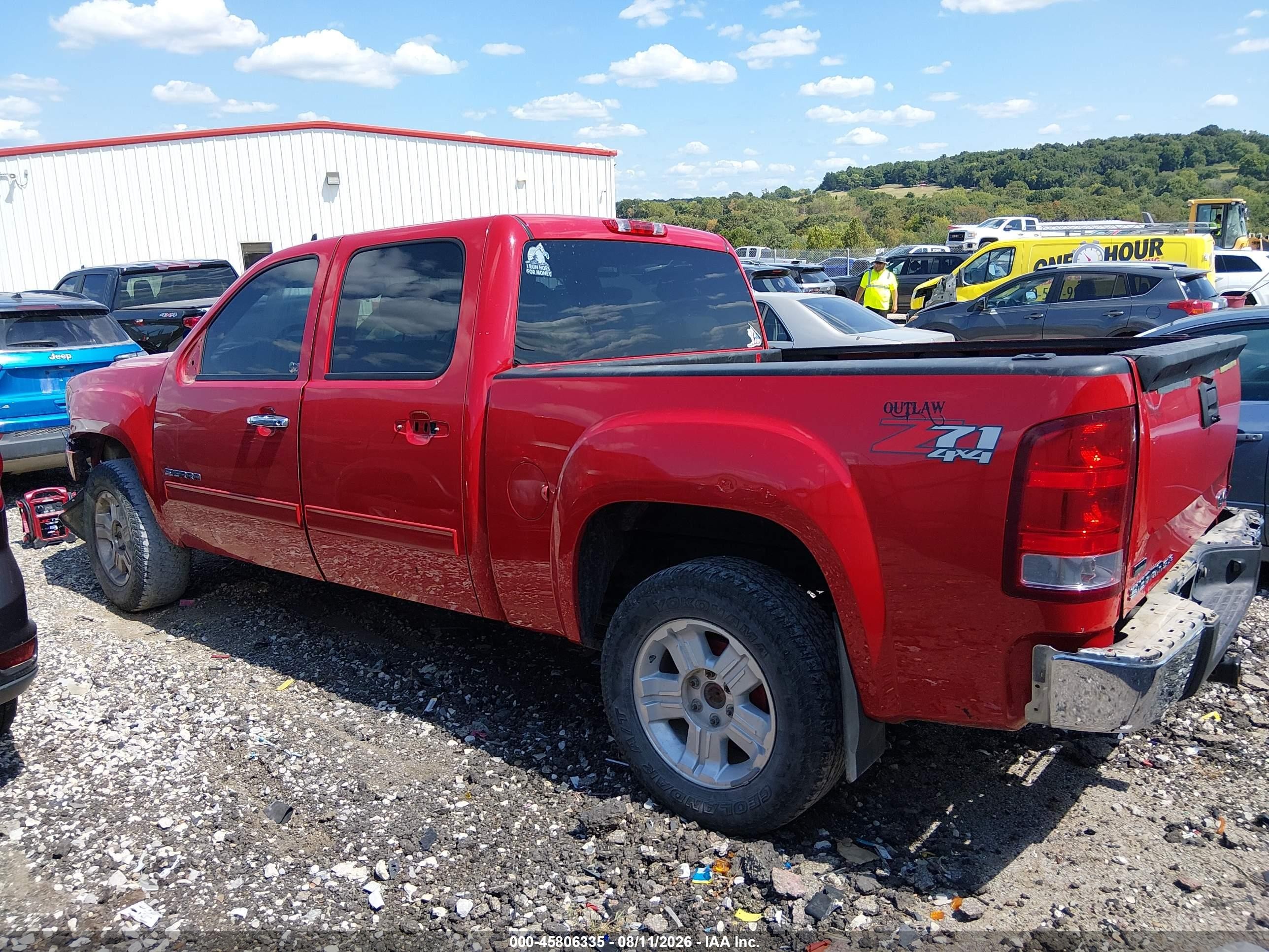 2012 Gmc Sierra 1500 Sle Red vin: 3GTP2VE71CG114861