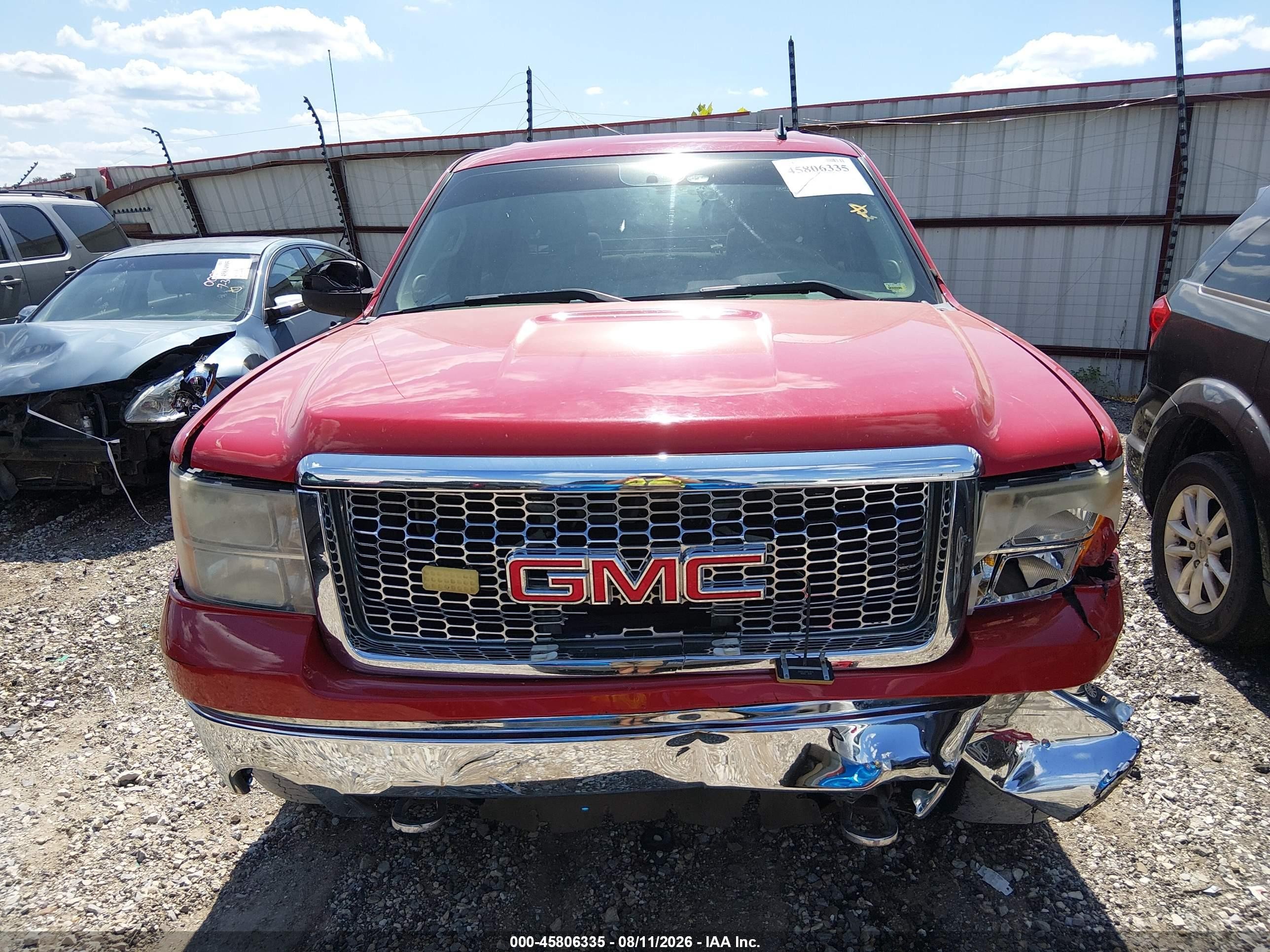 2012 Gmc Sierra 1500 Sle Red vin: 3GTP2VE71CG114861