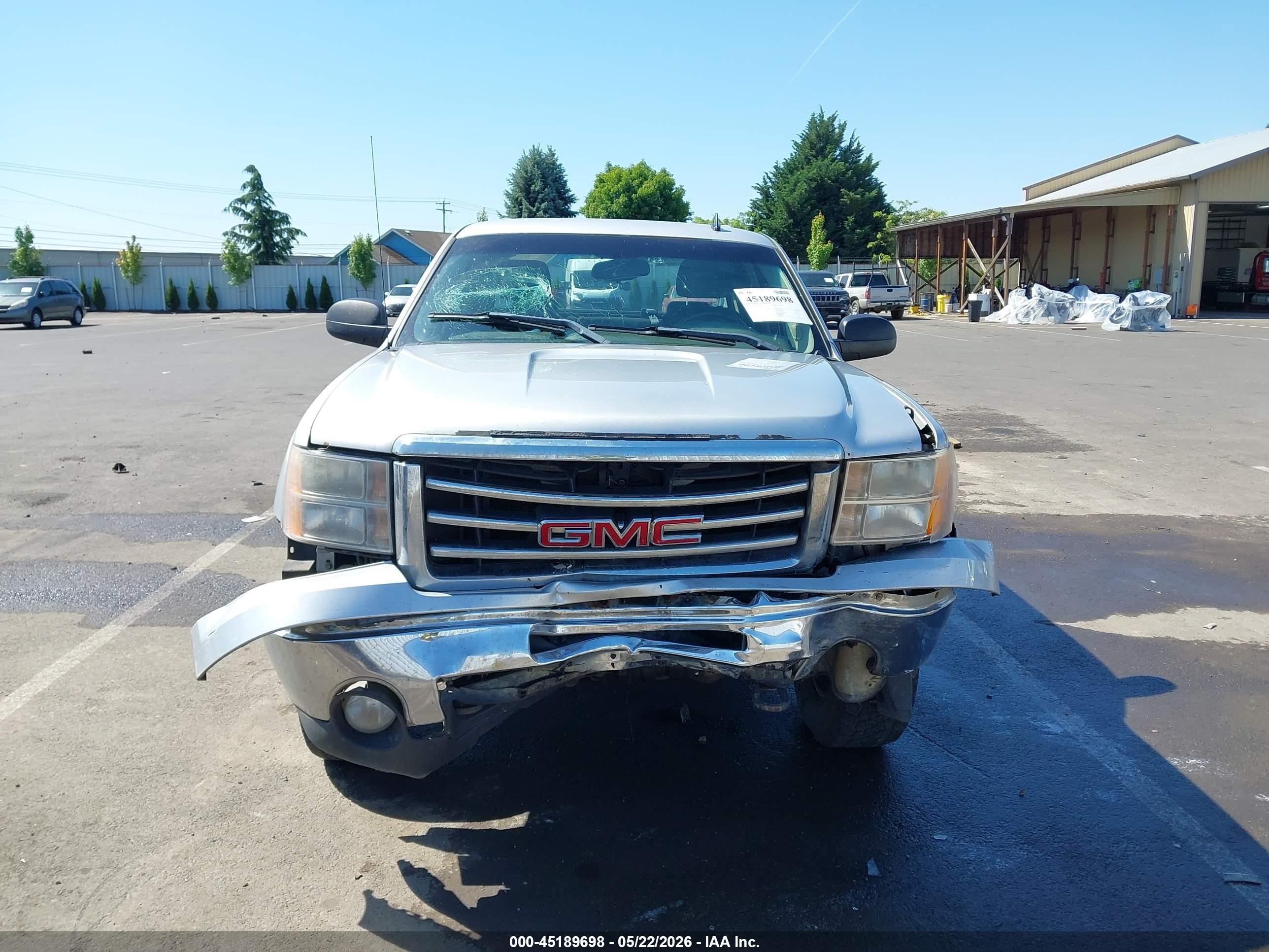 2012 Gmc Sierra 1500 Sle Silver vin: 3GTP2VE71CG145902