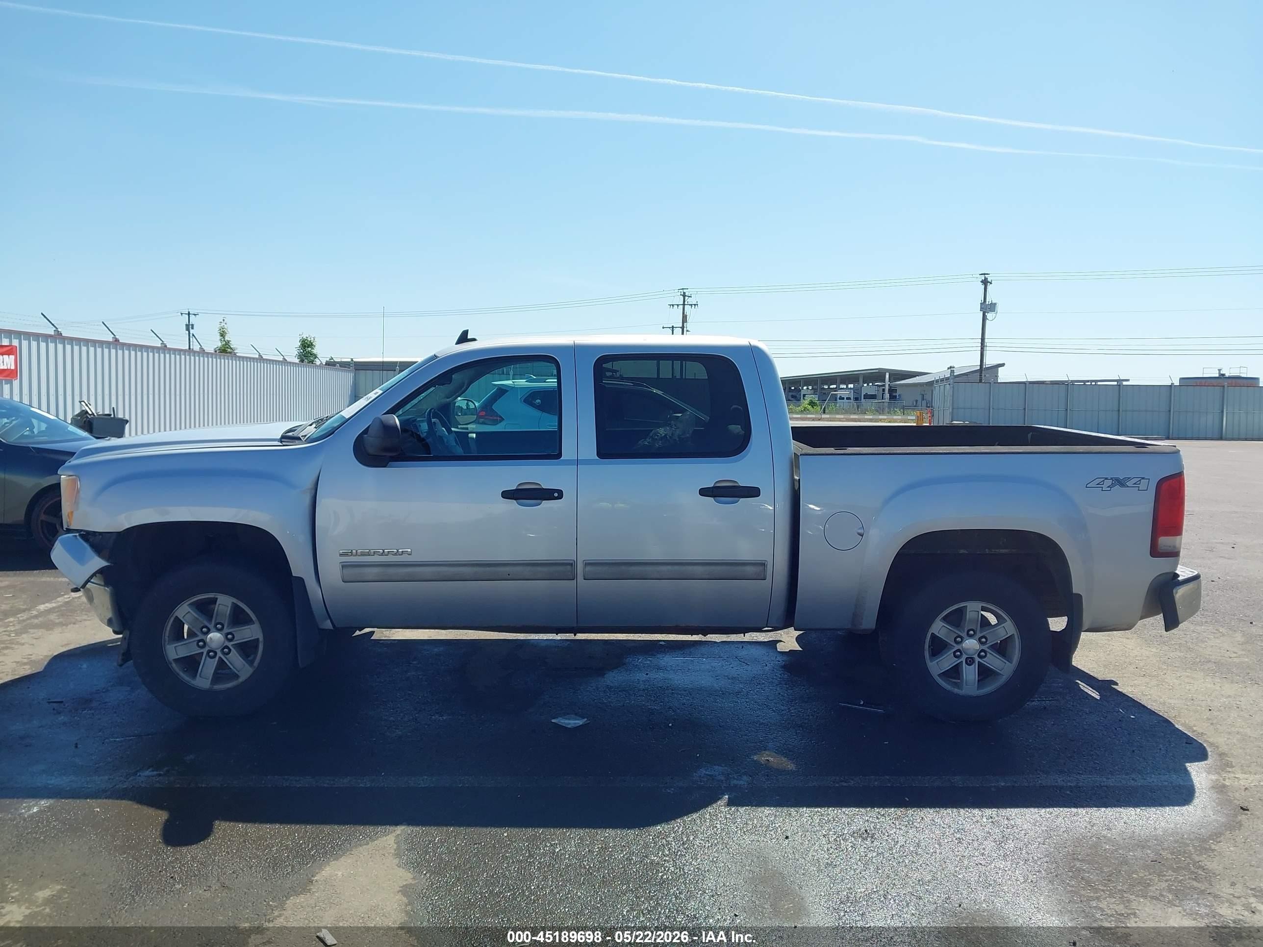 2012 Gmc Sierra 1500 Sle Silver vin: 3GTP2VE71CG145902