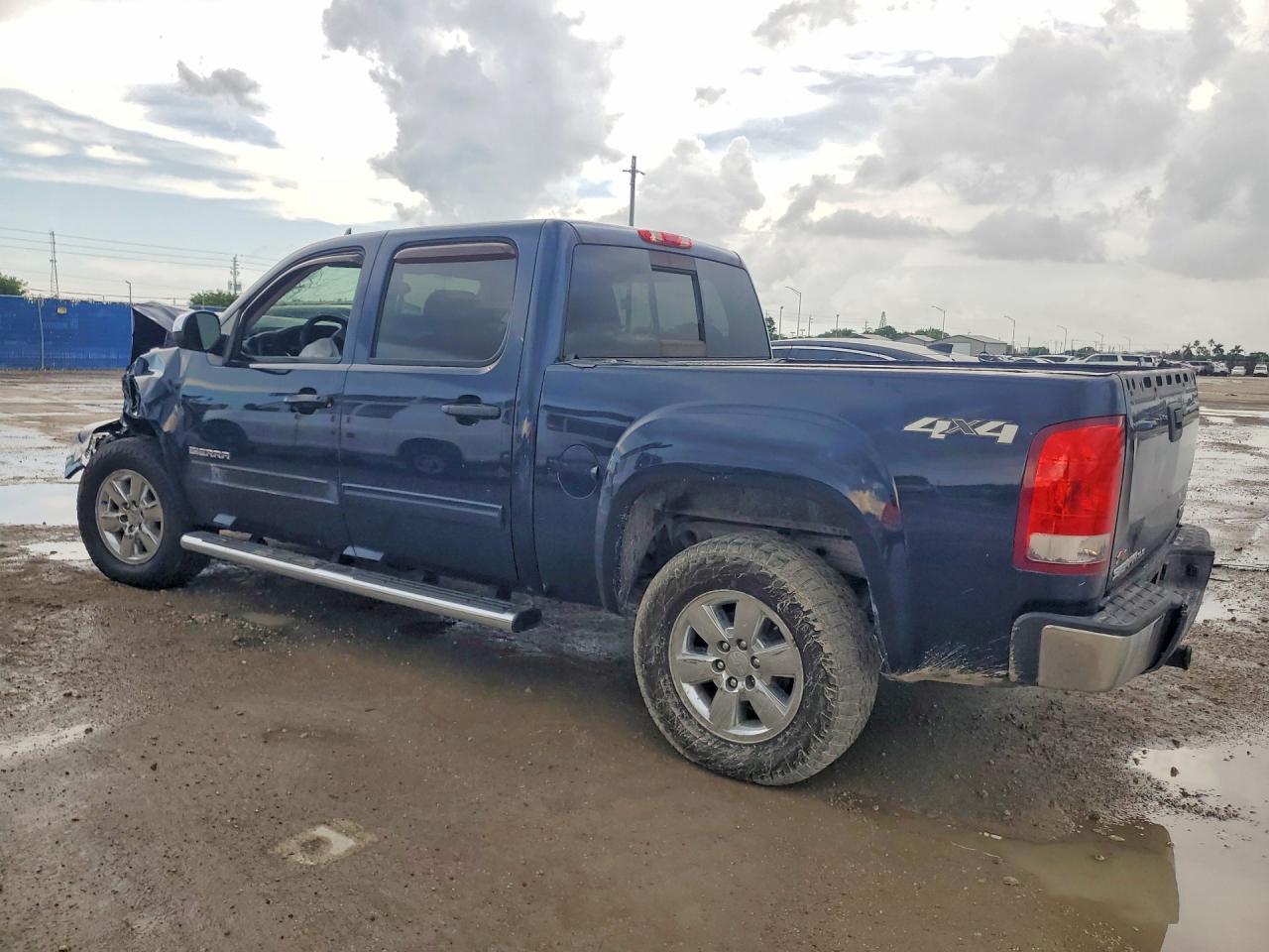 2012 Gmc Sierra K1500 Sle Blue vin: 3GTP2VE71CG207329
