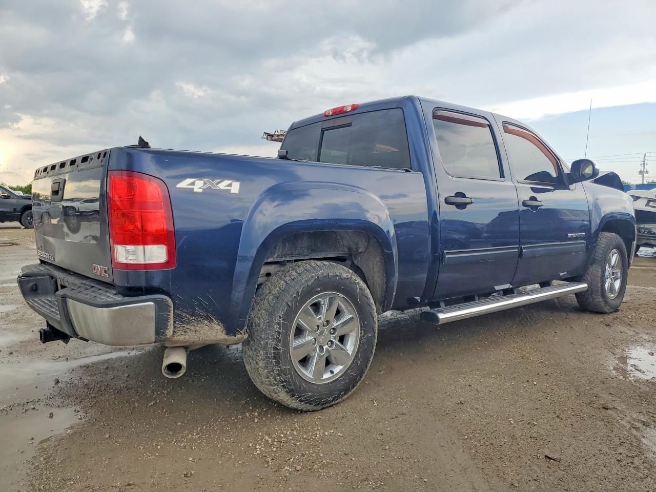 2012 Gmc Sierra K1500 Sle Blue vin: 3GTP2VE71CG207329