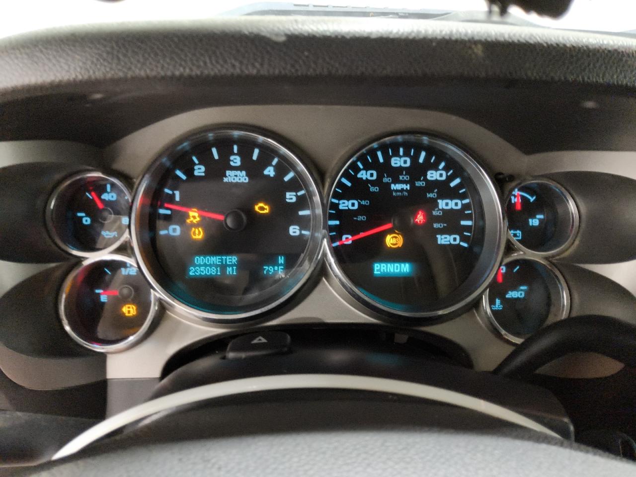 2012 Gmc Sierra K1500 Sle Silver vin: 3GTP2VE71CG209100 Damage: Warning Light - Engine, On, Unacceptable