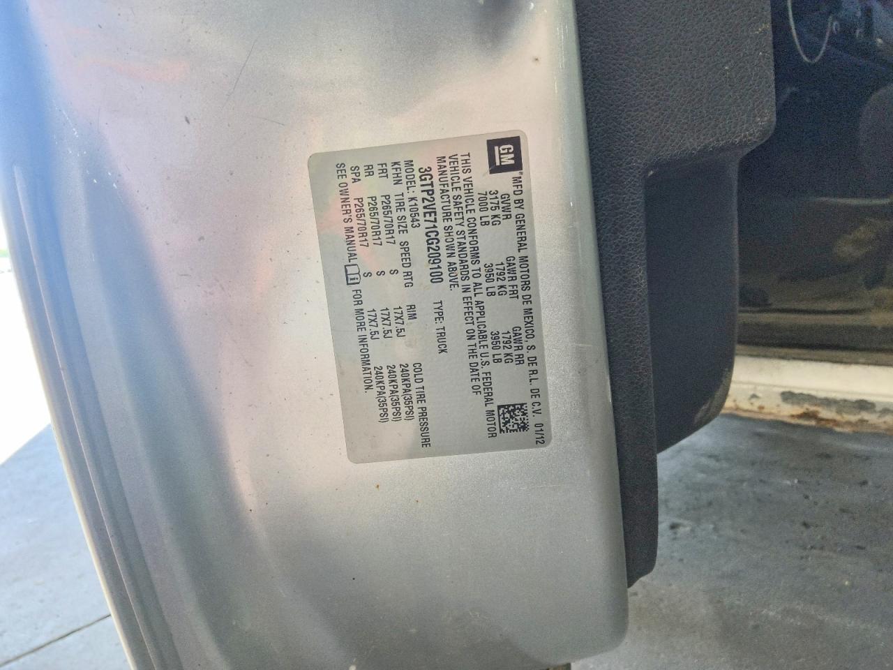 2012 Gmc Sierra K1500 Sle Silver vin: 3GTP2VE71CG209100