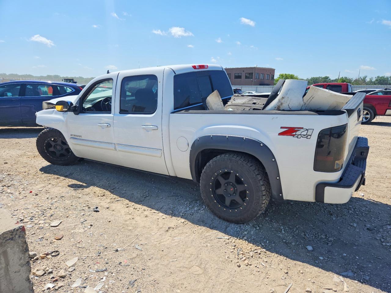 2012 Gmc Sierra K1500 Sle White vin: 3GTP2VE71CG214359