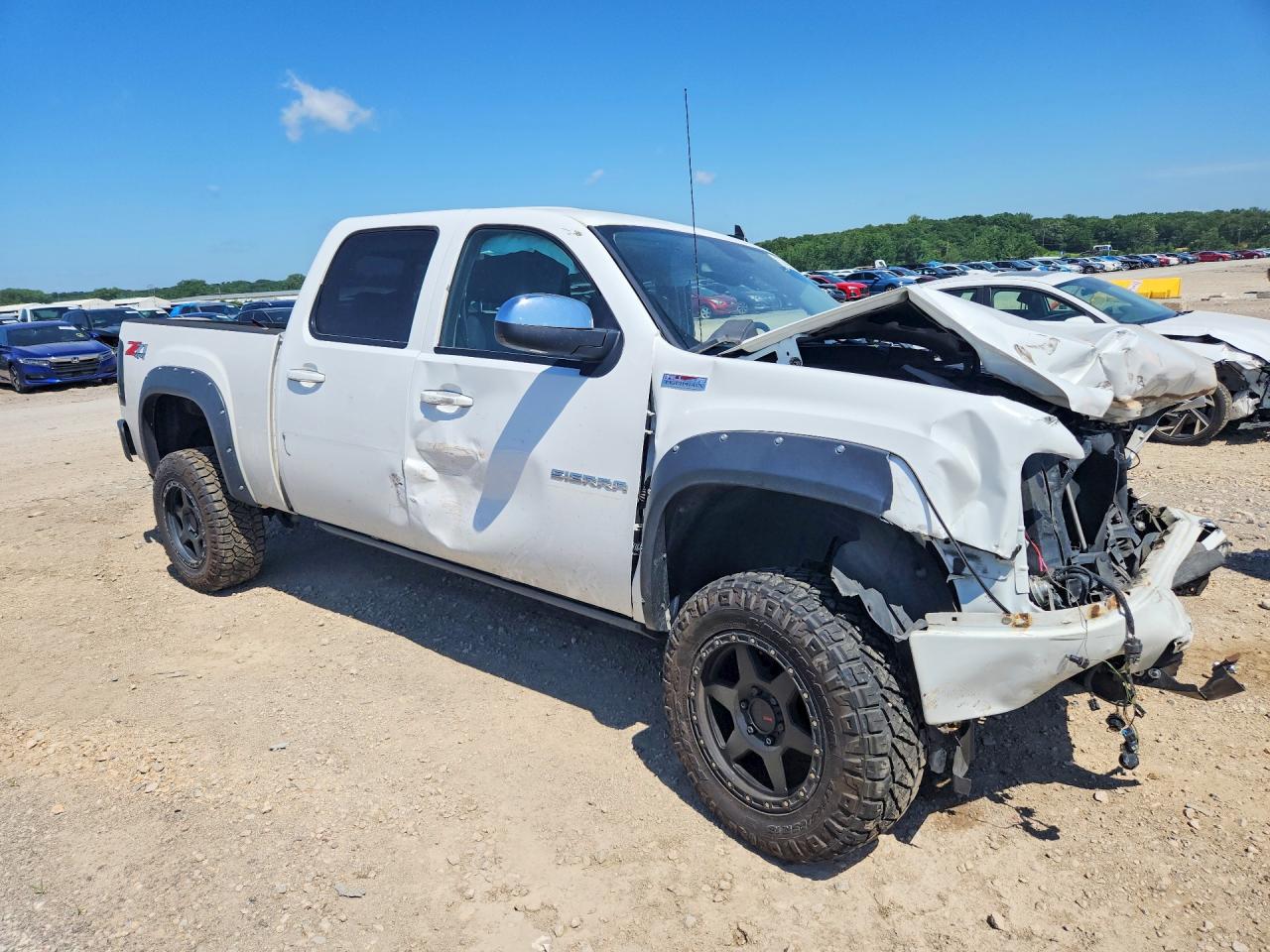 2012 Gmc Sierra K1500 Sle White vin: 3GTP2VE71CG214359
