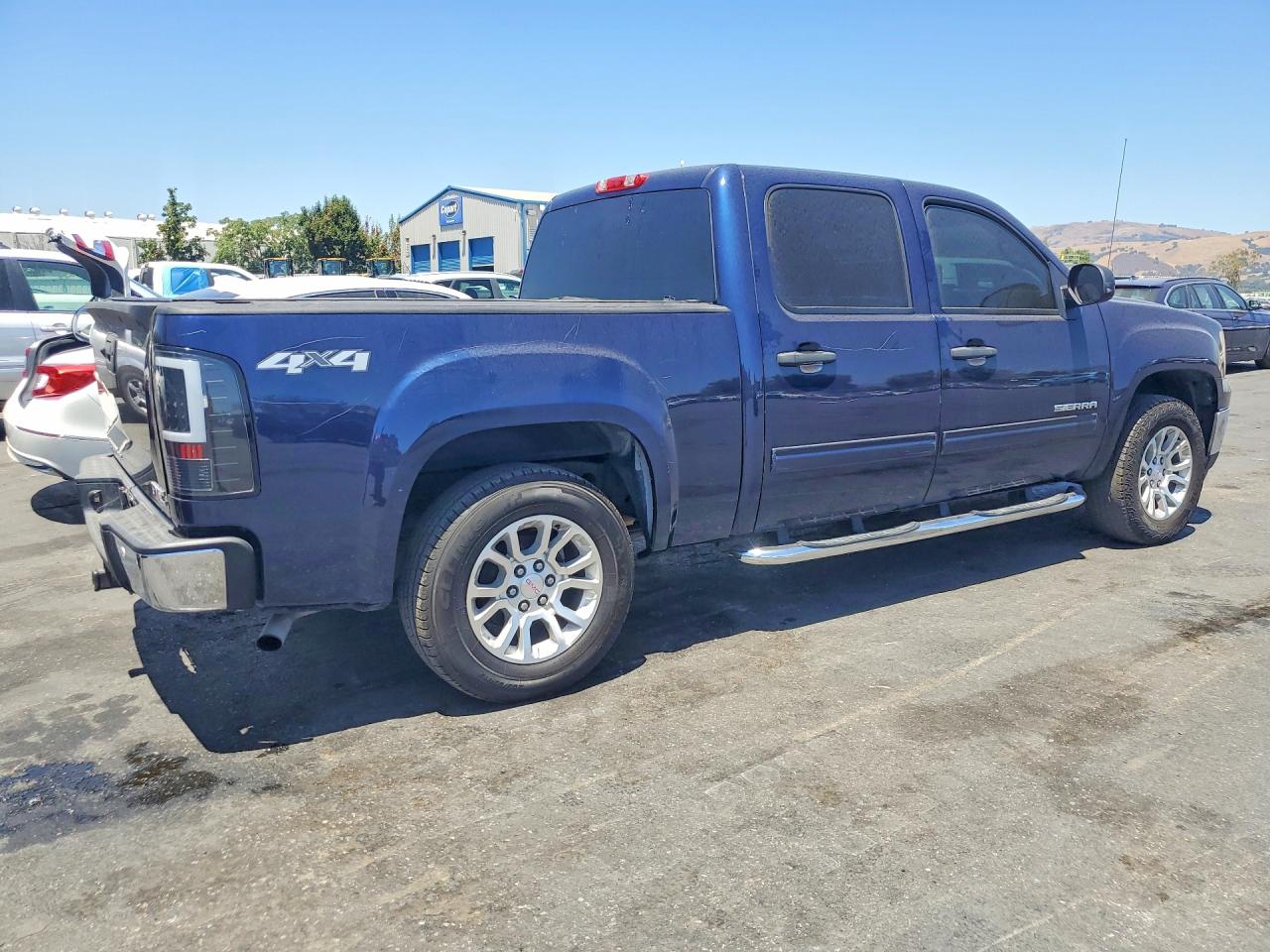 2012 Gmc Sierra K1500 Sle Blue vin: 3GTP2VE71CG219819