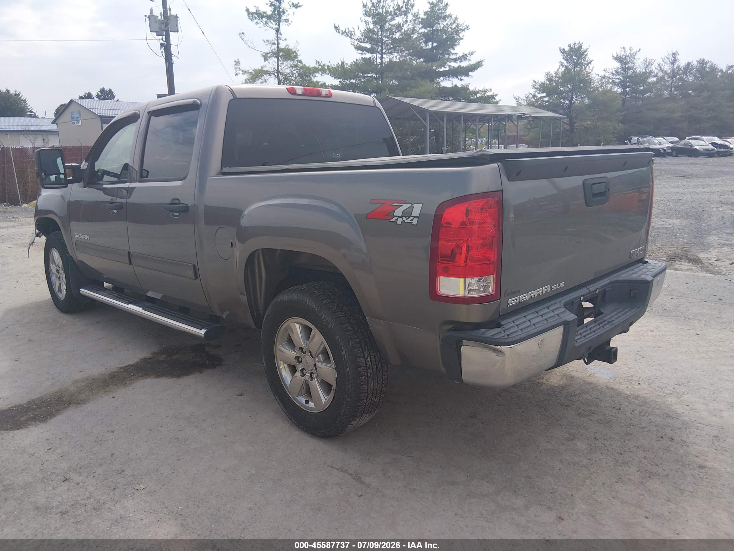 2012 Gmc Sierra 1500 Sle Gray vin: 3GTP2VE71CG259480
