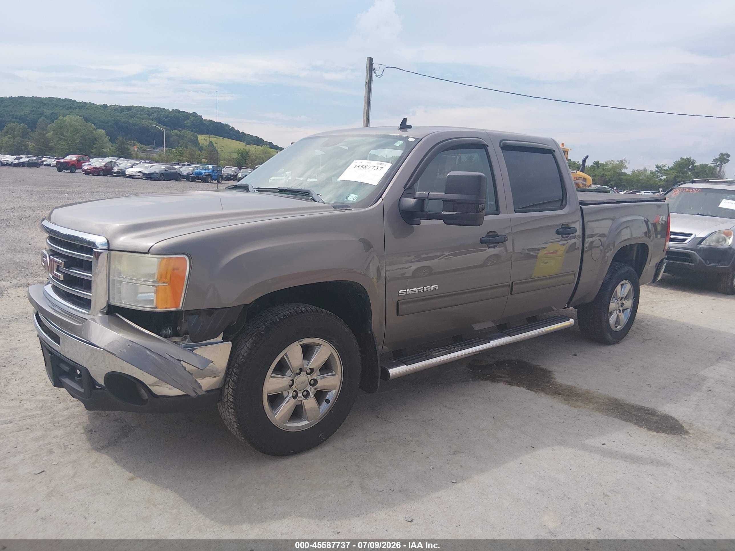 2012 Gmc Sierra 1500 Sle Gray vin: 3GTP2VE71CG259480