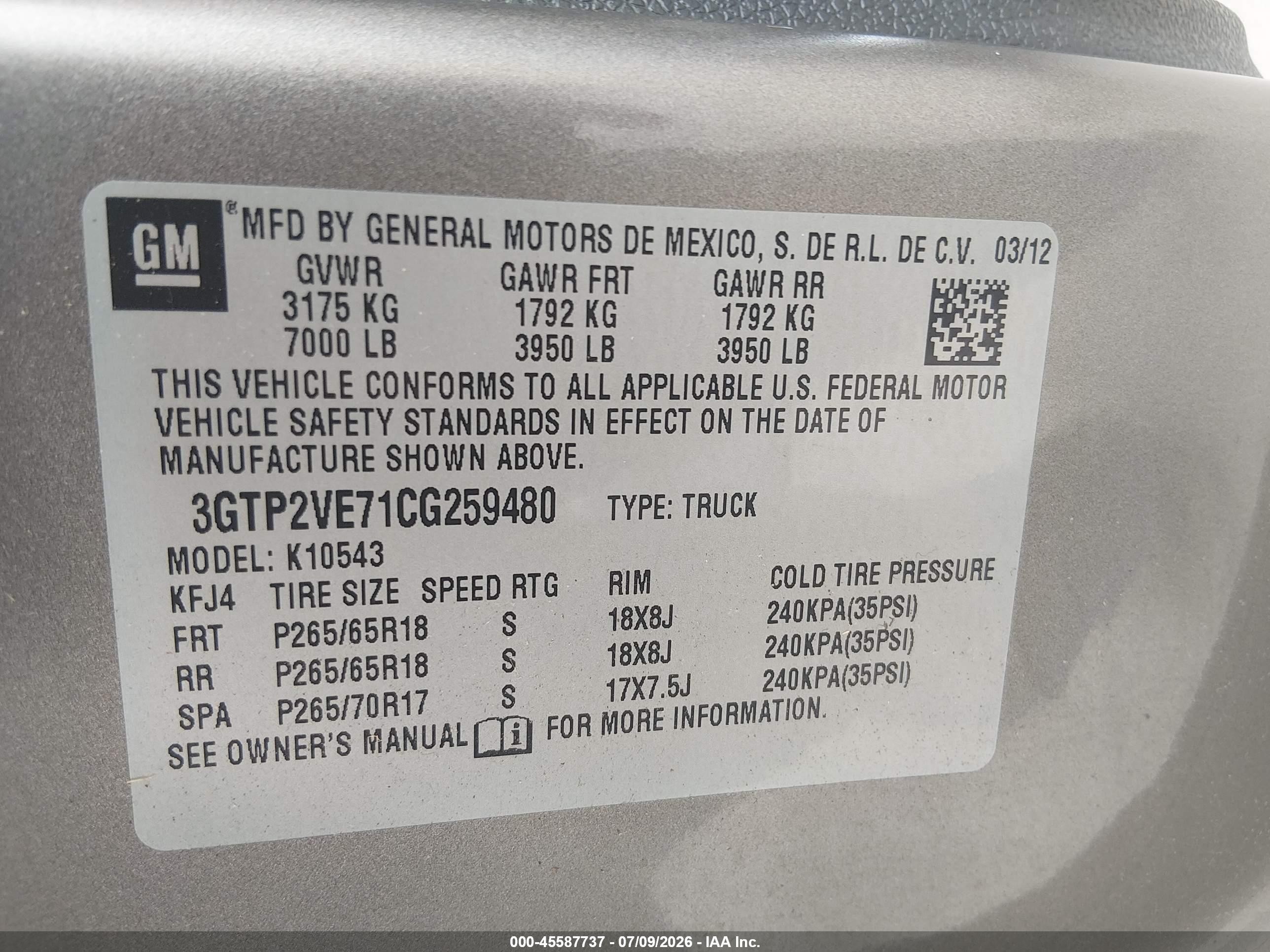 2012 Gmc Sierra 1500 Sle Gray vin: 3GTP2VE71CG259480